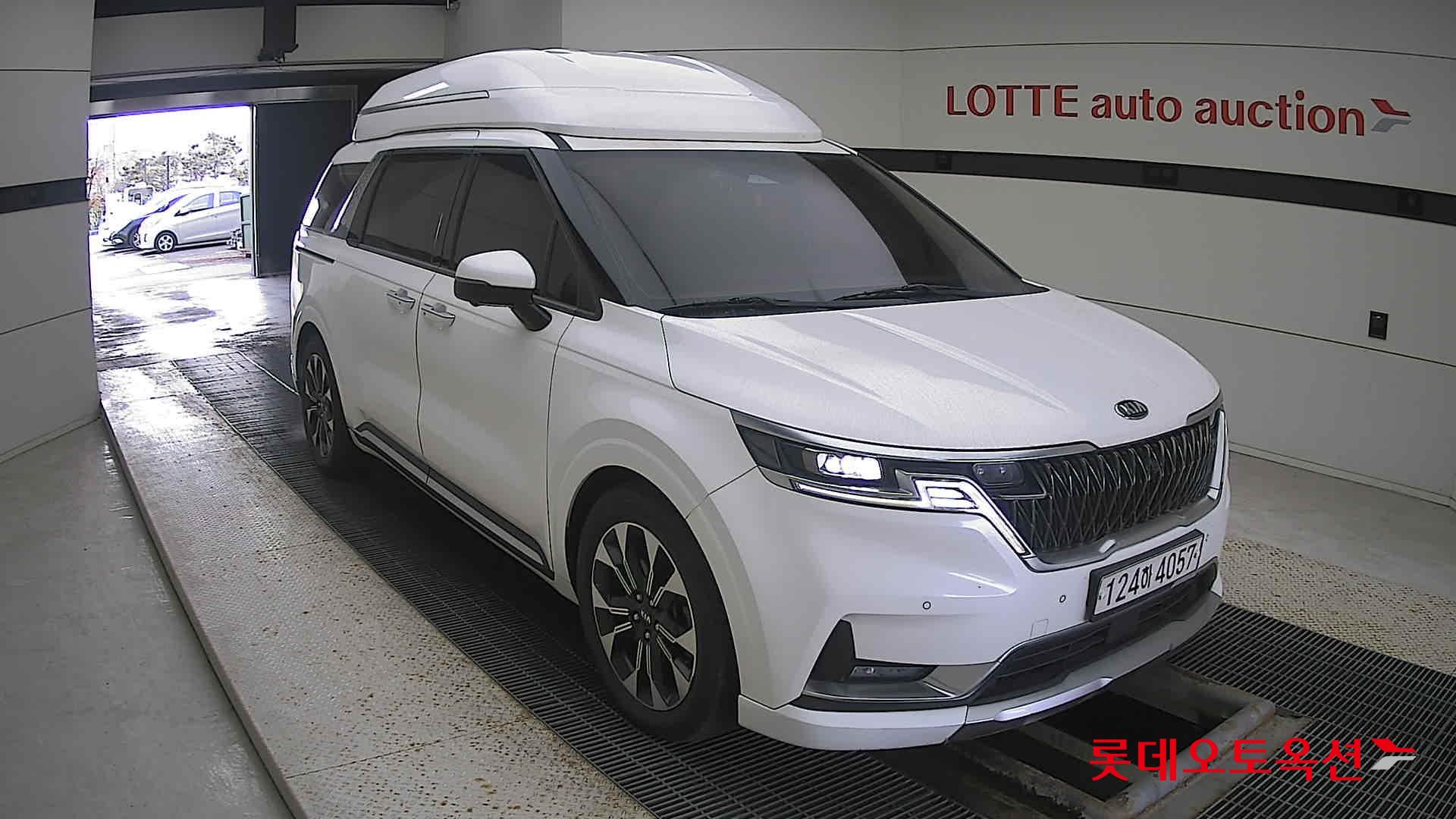 Kia Carnival Hairimujin 2021 Snow White Pearl (optional) из Кореи, фото 2