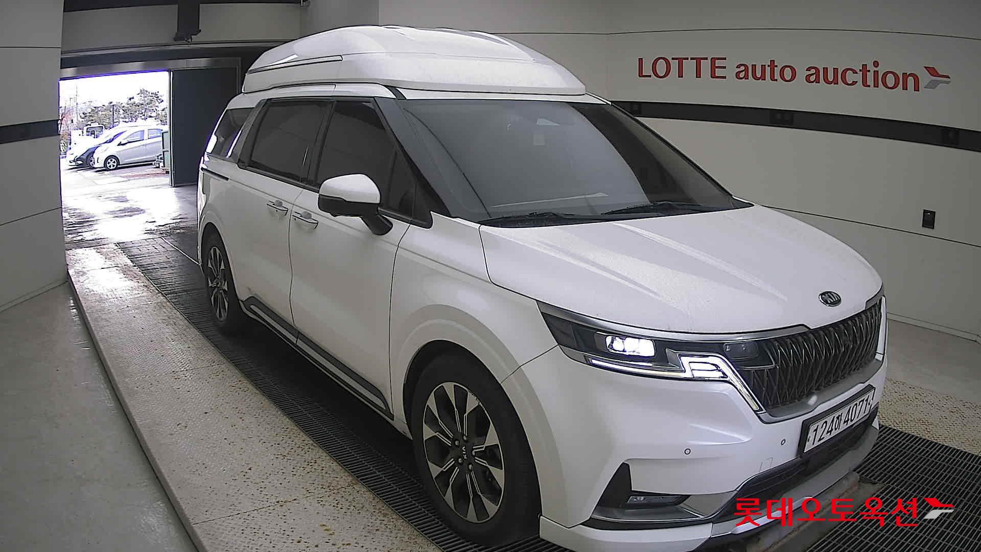 Kia Carnival Hairimujin 2021 Snow White Pearl (optional) из Кореи, фото 2