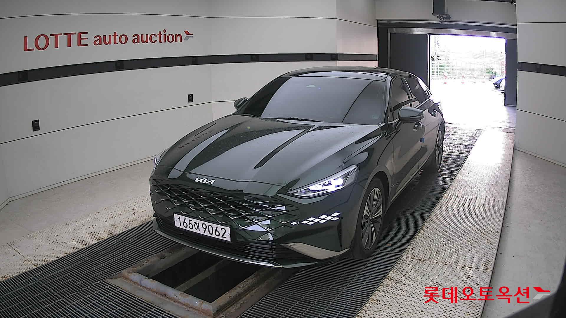 Kia K8 Hybrid 2022 Deep Forest Green из Кореи