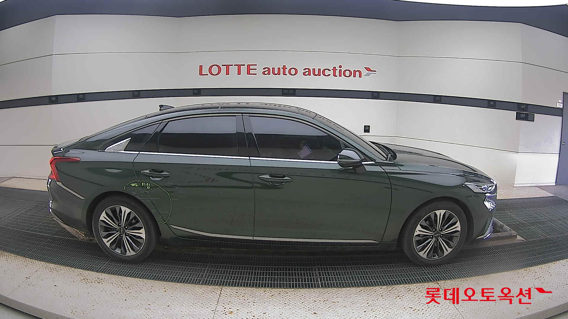 Kia K8 Hybrid 2022 Deep Forest Green из Кореи, фото 3