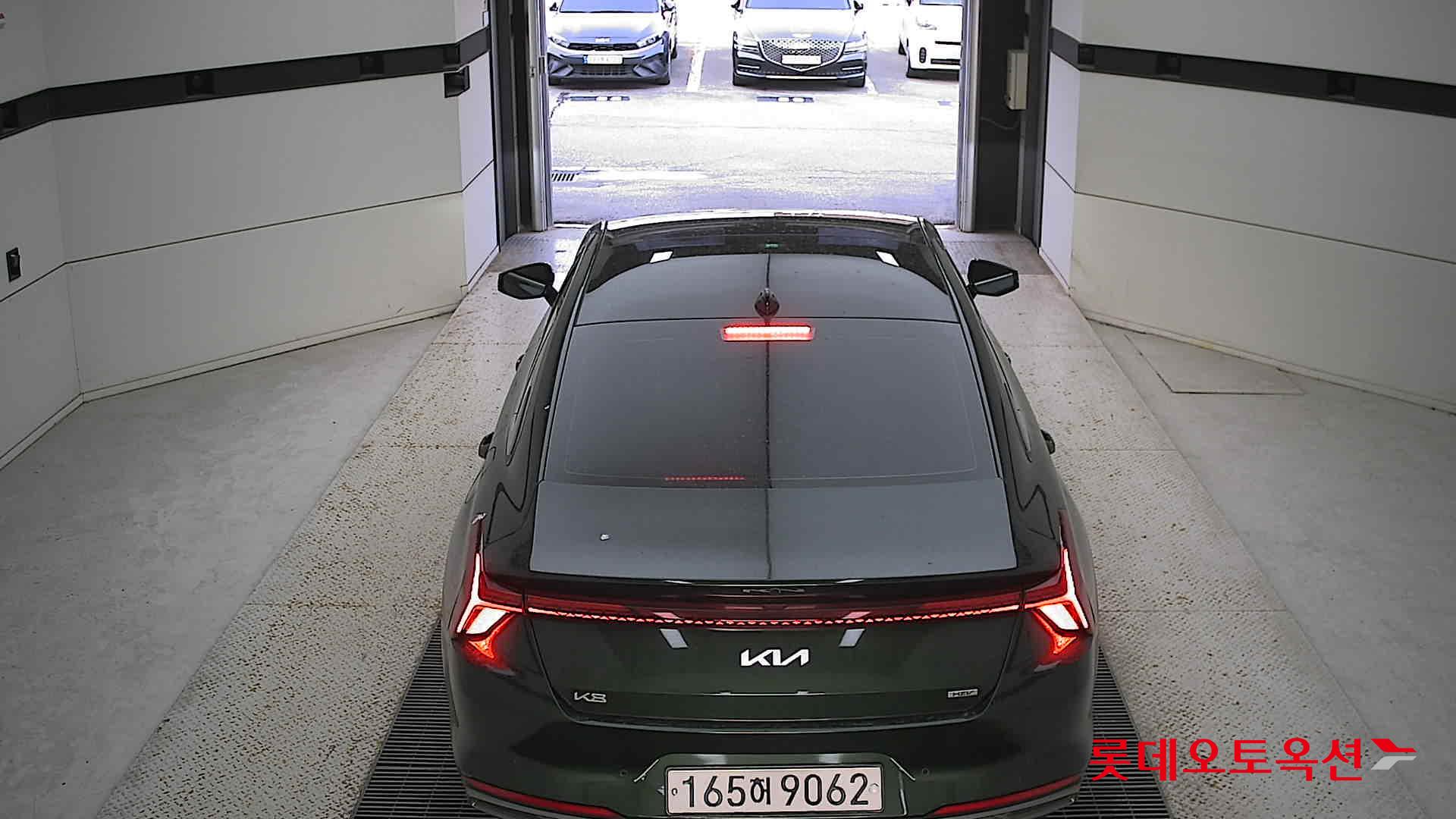 Kia K8 Hybrid 2022 Deep Forest Green из Кореи, фото 5