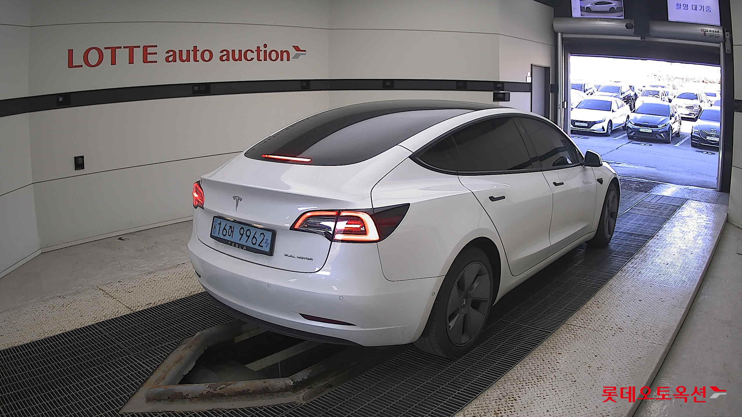 Tesla Model 3 Long Range 2021 Pearl White Multi-coat из Кореи, фото 4