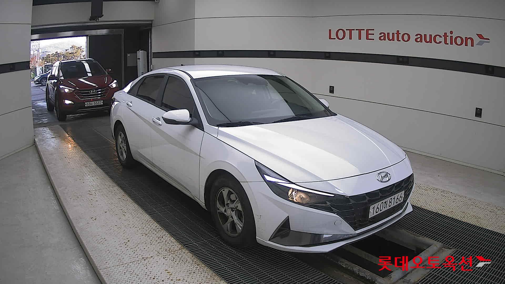 Hyundai Avante 2021 Polar White из Кореи, фото 2