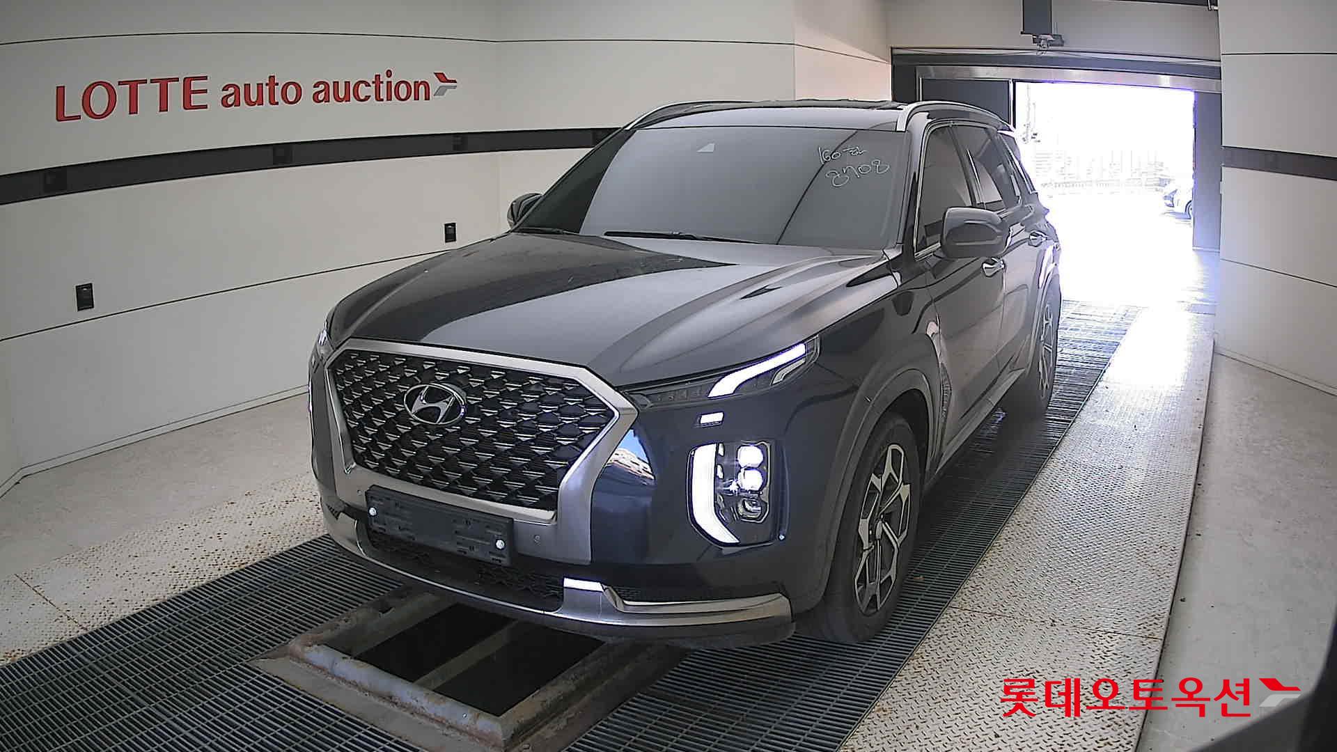Hyundai Palisade 2022 Moonlight Blue Pearl из Кореи