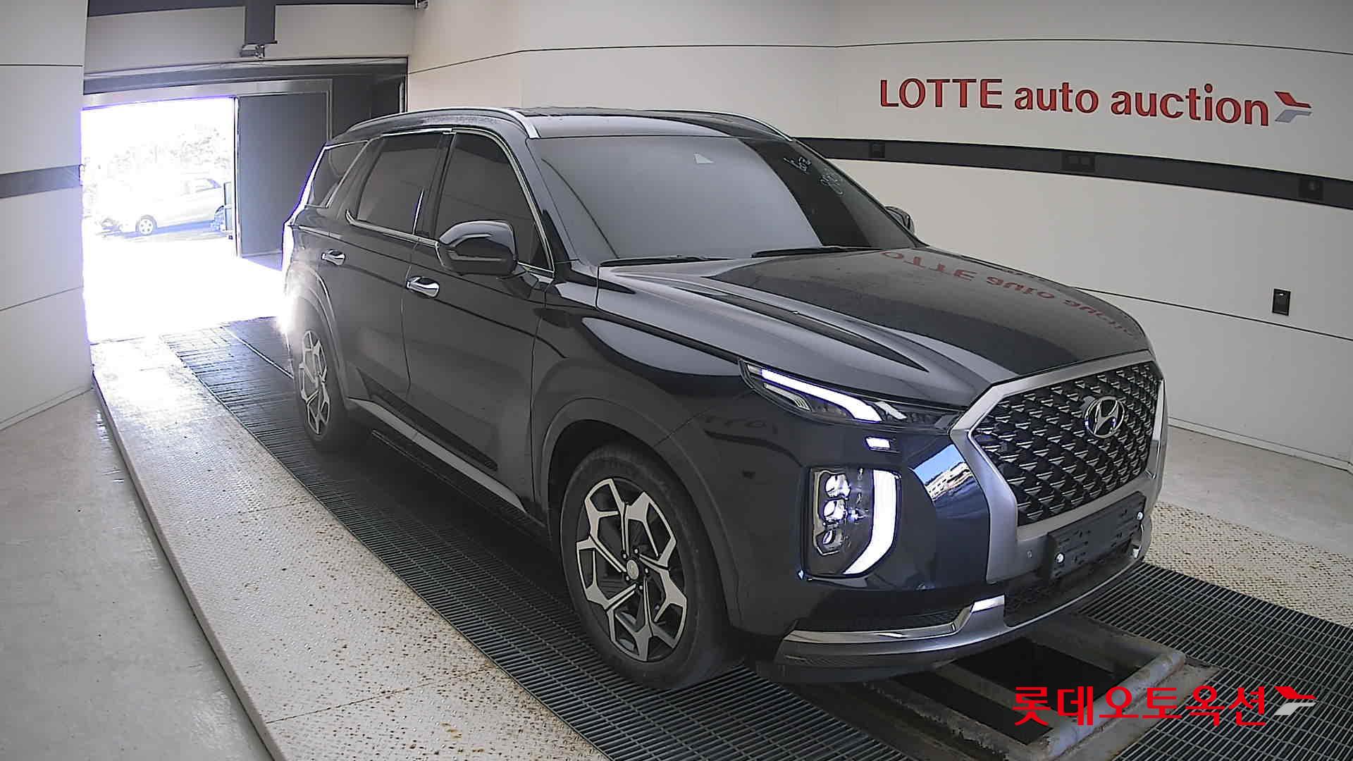 Hyundai Palisade 2022 Moonlight Blue Pearl из Кореи, фото 2