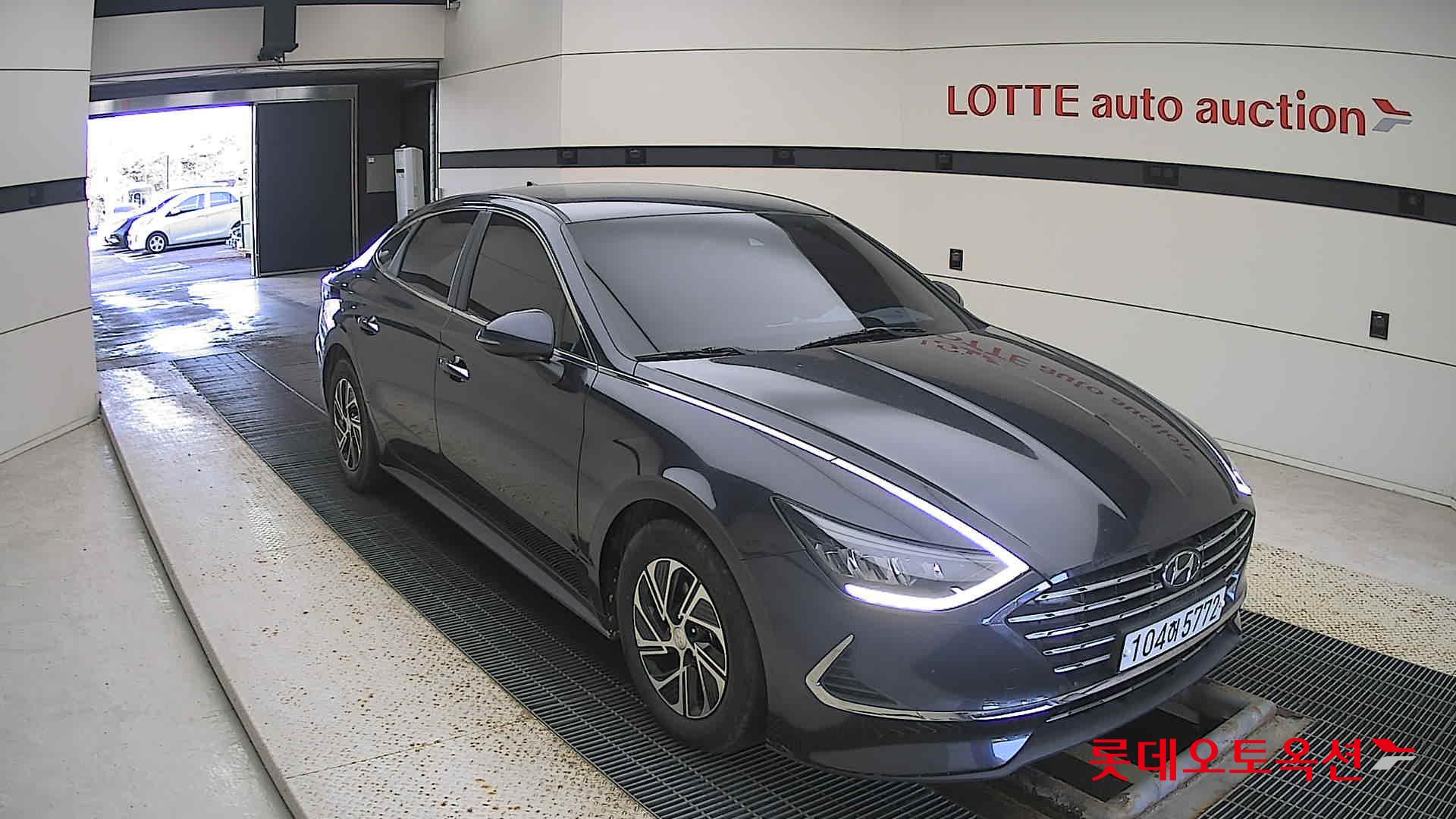 Hyundai Sonata Hybrid 2021 Oxford Blue из Кореи, фото 2