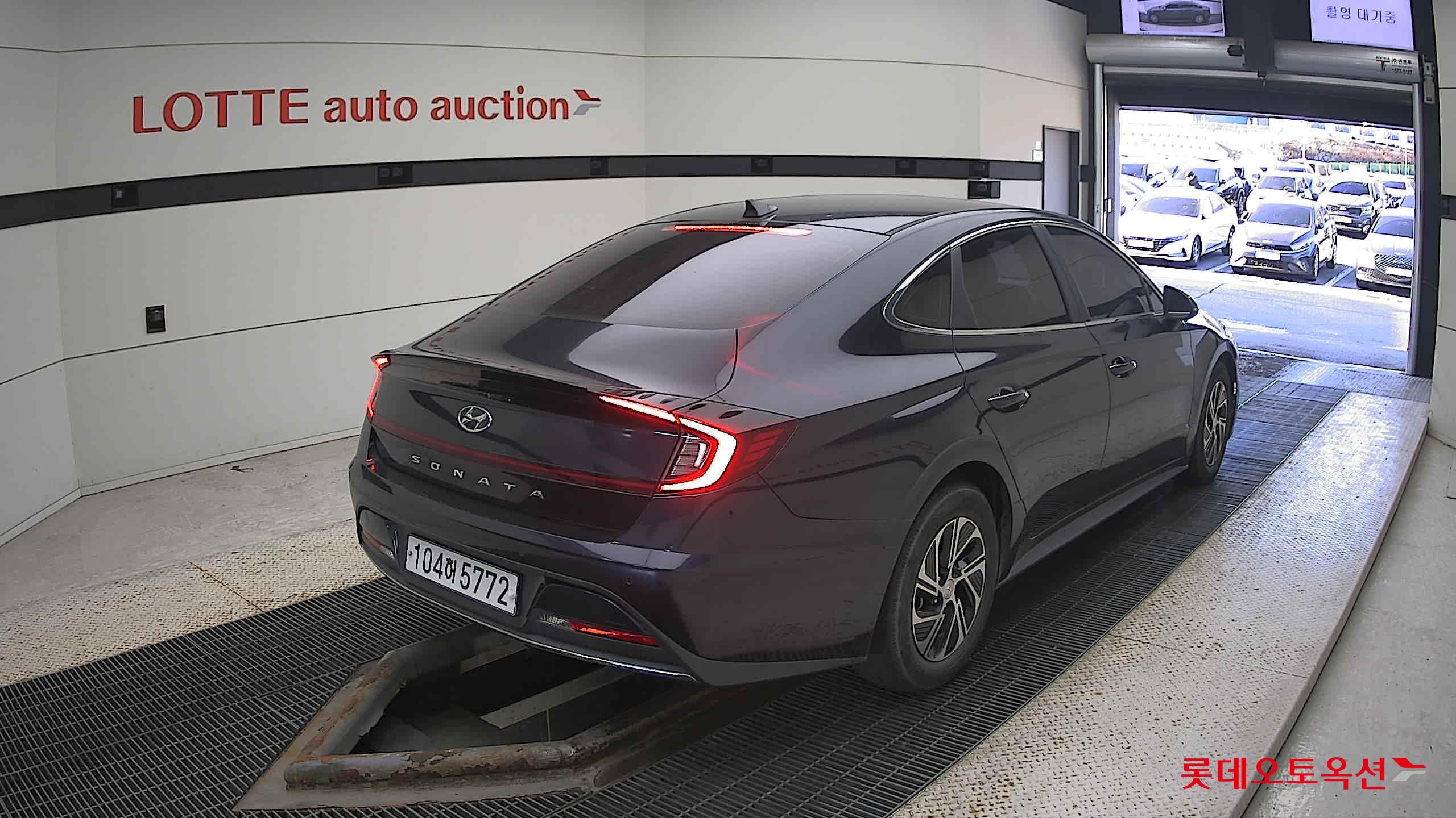Hyundai Sonata Hybrid 2021 Oxford Blue из Кореи, фото 4