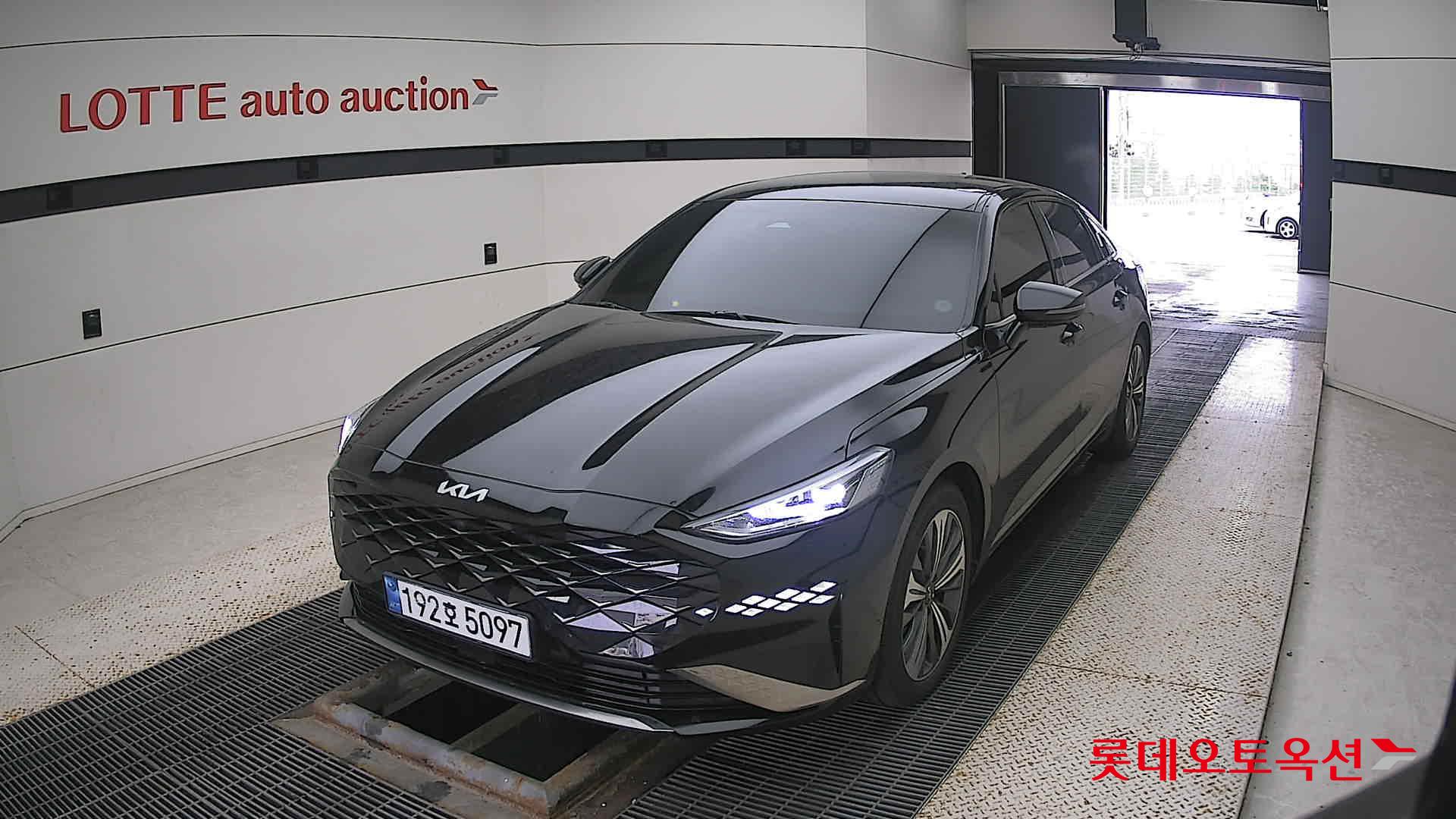 Kia K8 Hybrid 2023 Aurora Black Pearl из Кореи