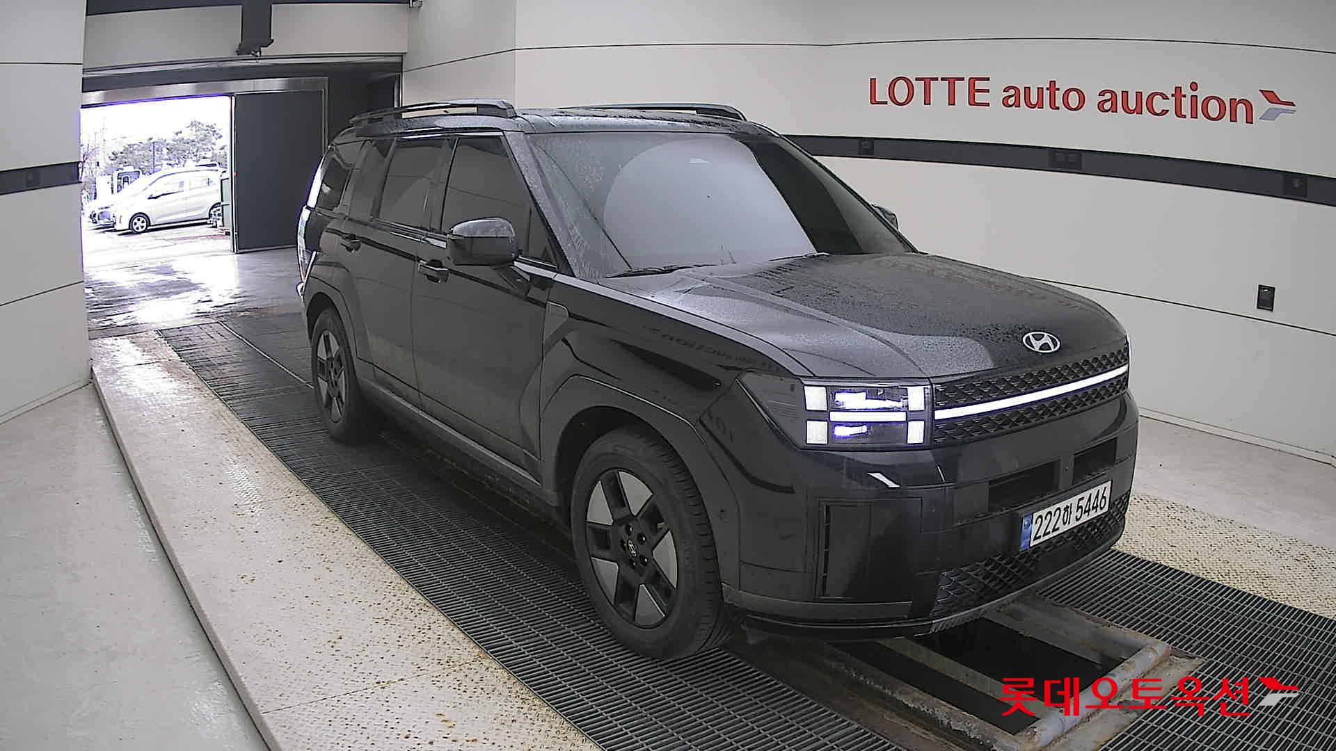 Hyundai Santa Fe Hybrid 2024 Abyss Black Pearl из Кореи, фото 2