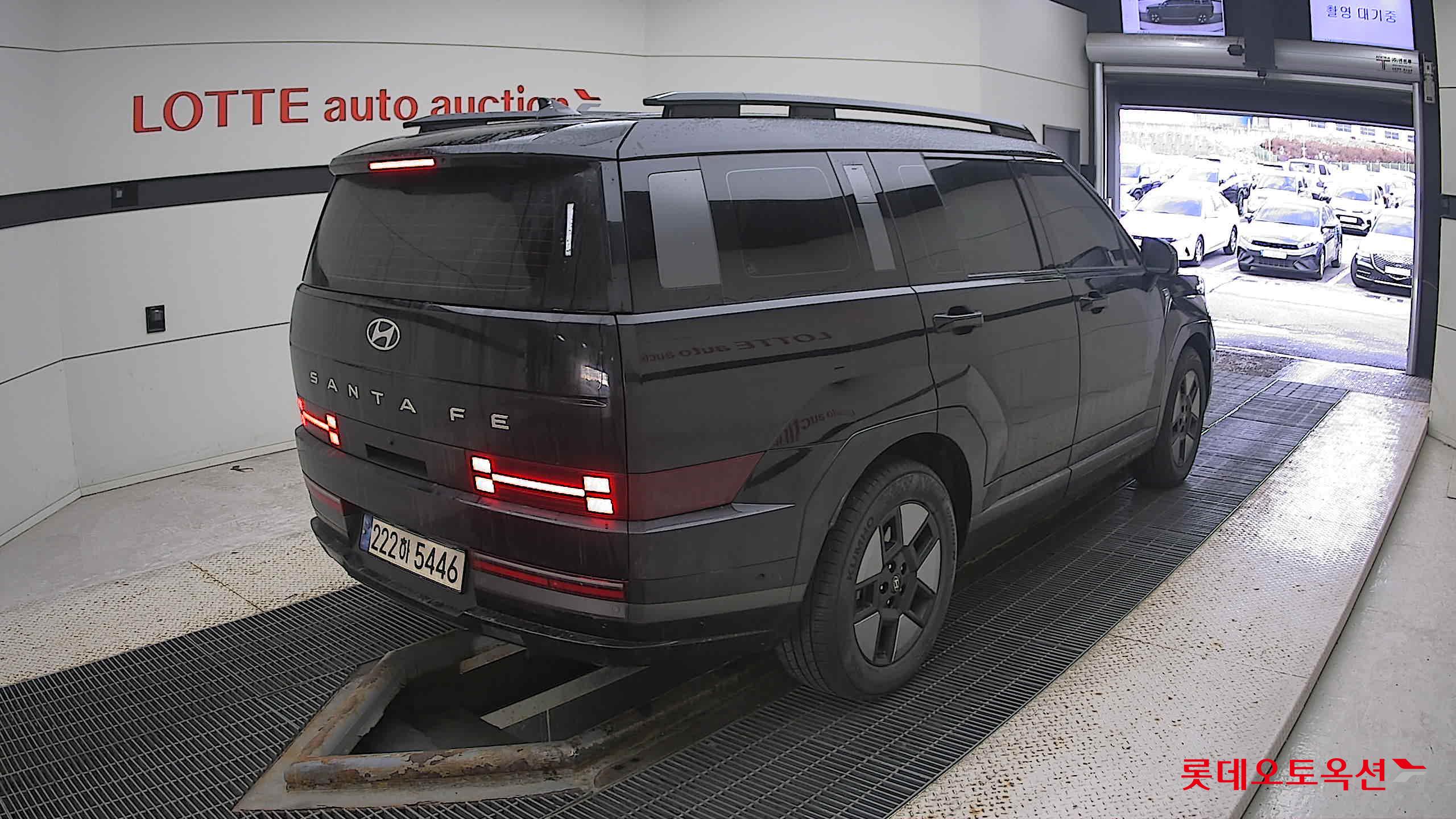 Hyundai Santa Fe Hybrid 2024 Abyss Black Pearl из Кореи, фото 4