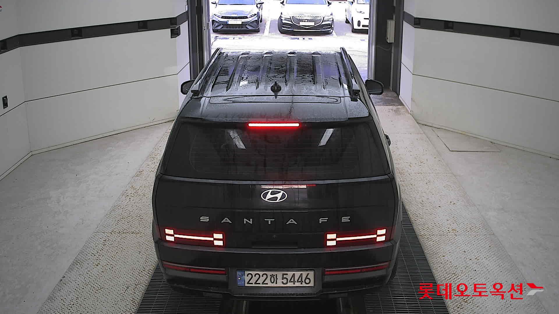 Hyundai Santa Fe Hybrid 2024 Abyss Black Pearl из Кореи, фото 5