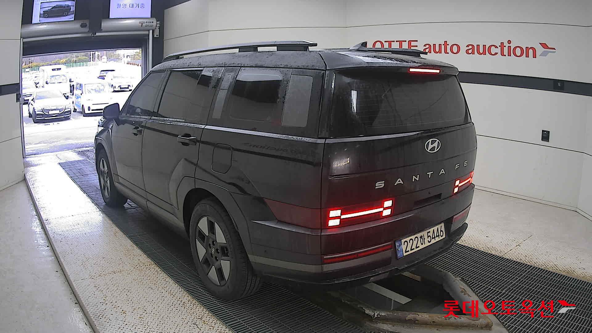 Hyundai Santa Fe Hybrid 2024 Abyss Black Pearl из Кореи, фото 6