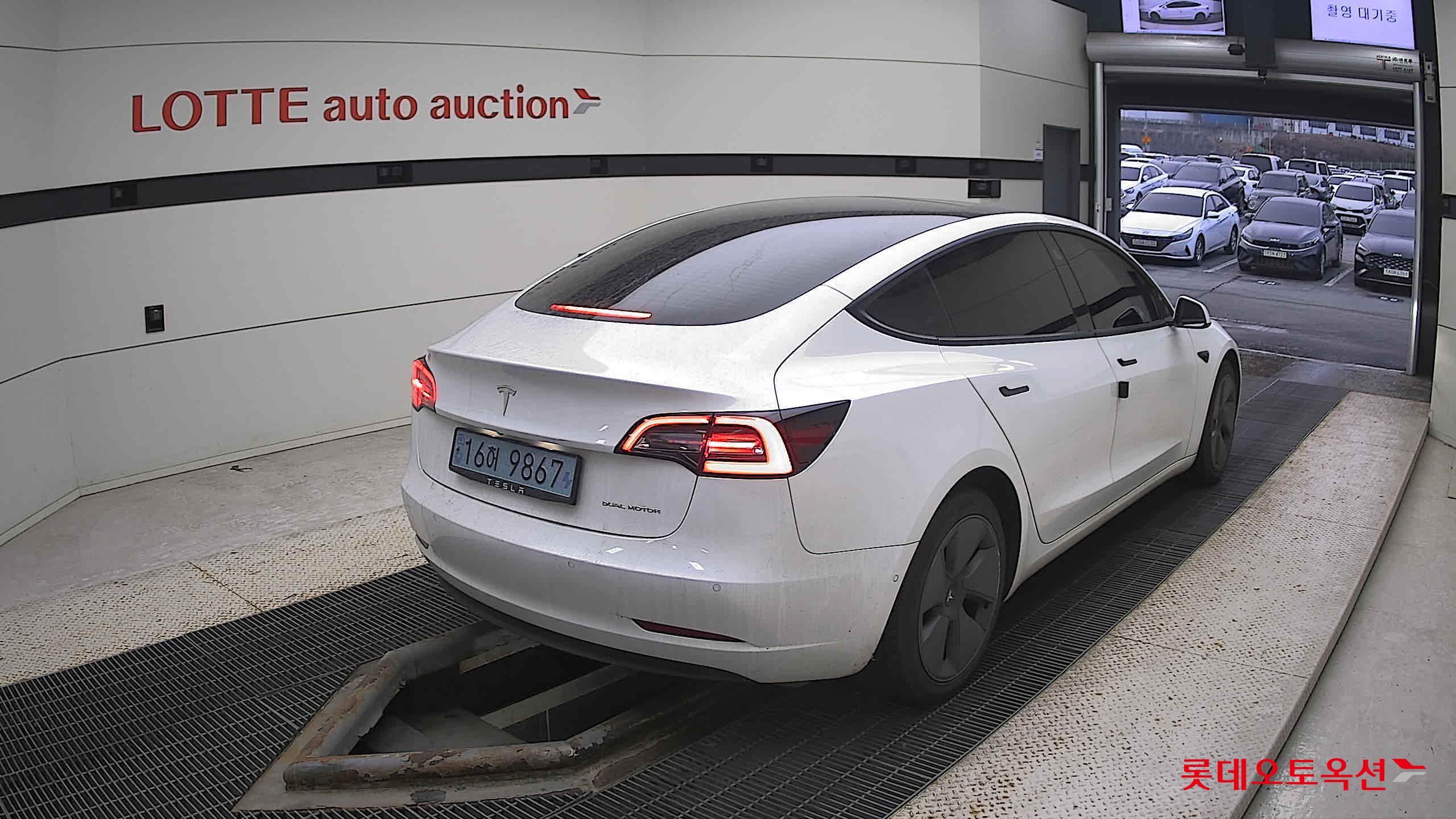 Tesla Model 3 Long Range 2021 Pearl White Multi-coat из Кореи, фото 4