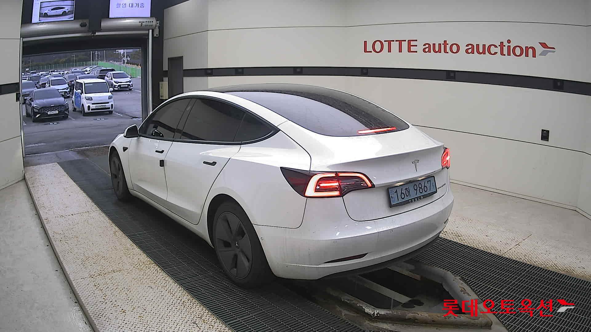 Tesla Model 3 Long Range 2021 Pearl White Multi-coat из Кореи, фото 6