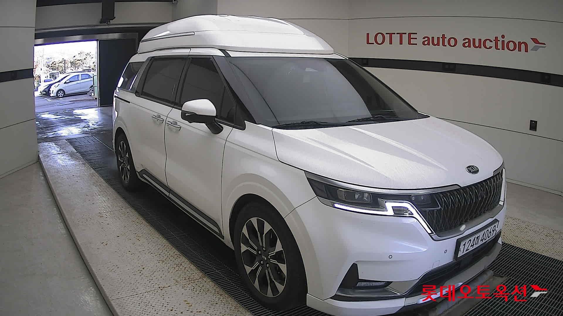 Kia Carnival Hairimujin 2021 Snow White Pearl (optional) из Кореи, фото 2