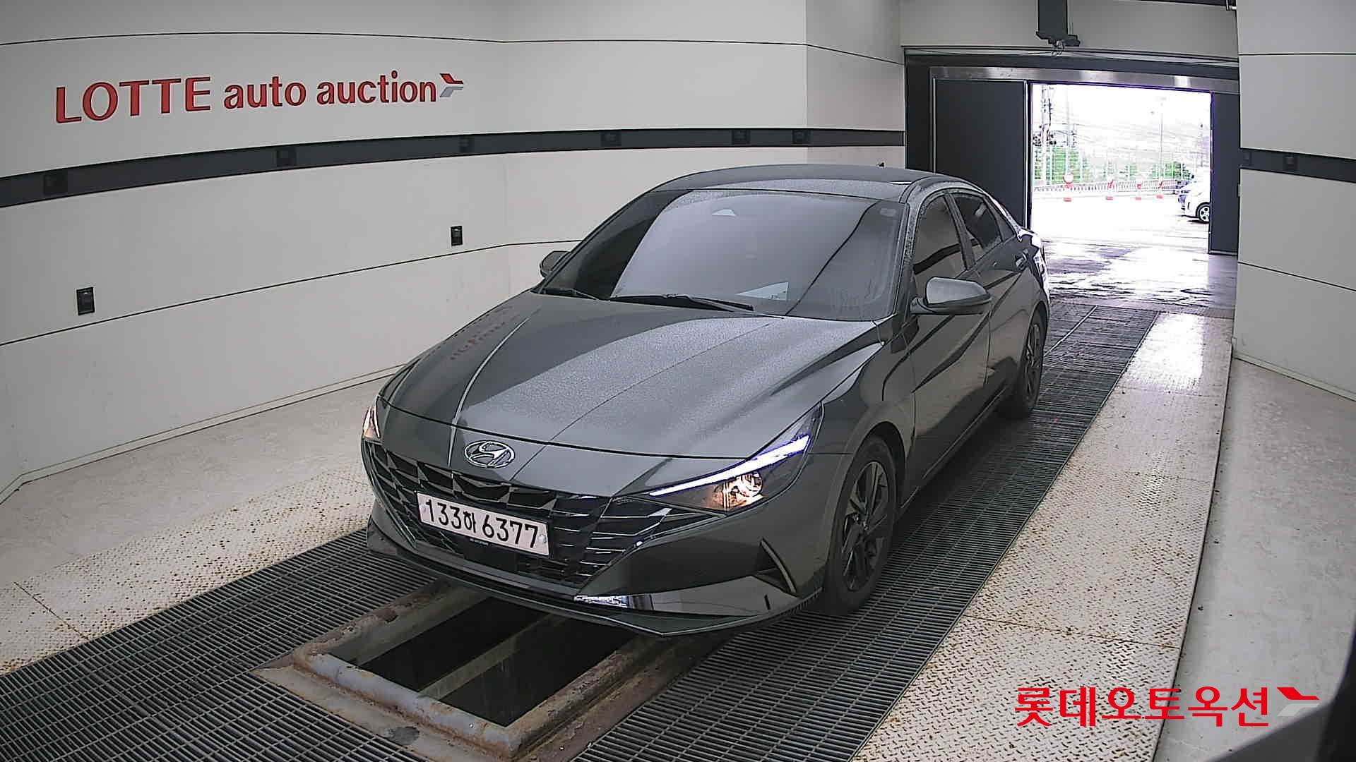 Hyundai Avante 2023 Amazon Grey Metallic из Кореи