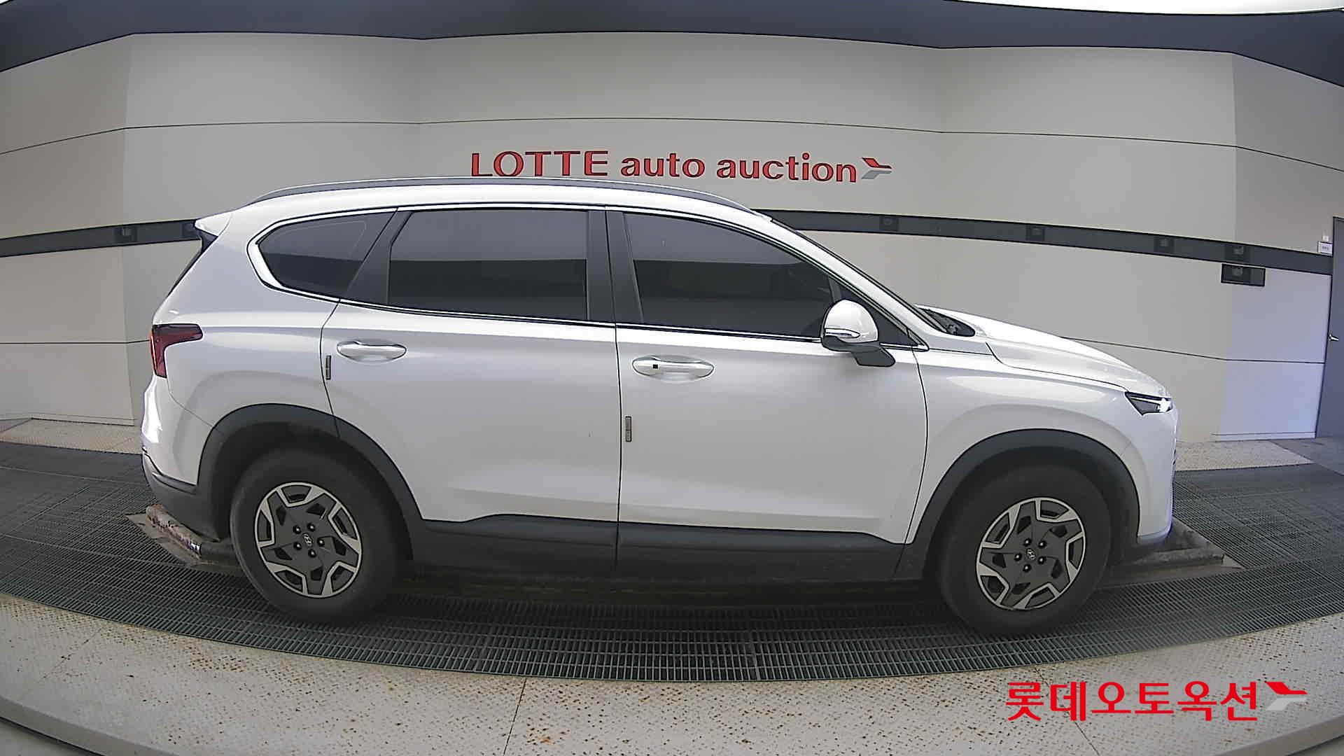 Hyundai Santa Fe Hybrid 2022 Creamy White Pearl (optional) из Кореи, фото 3