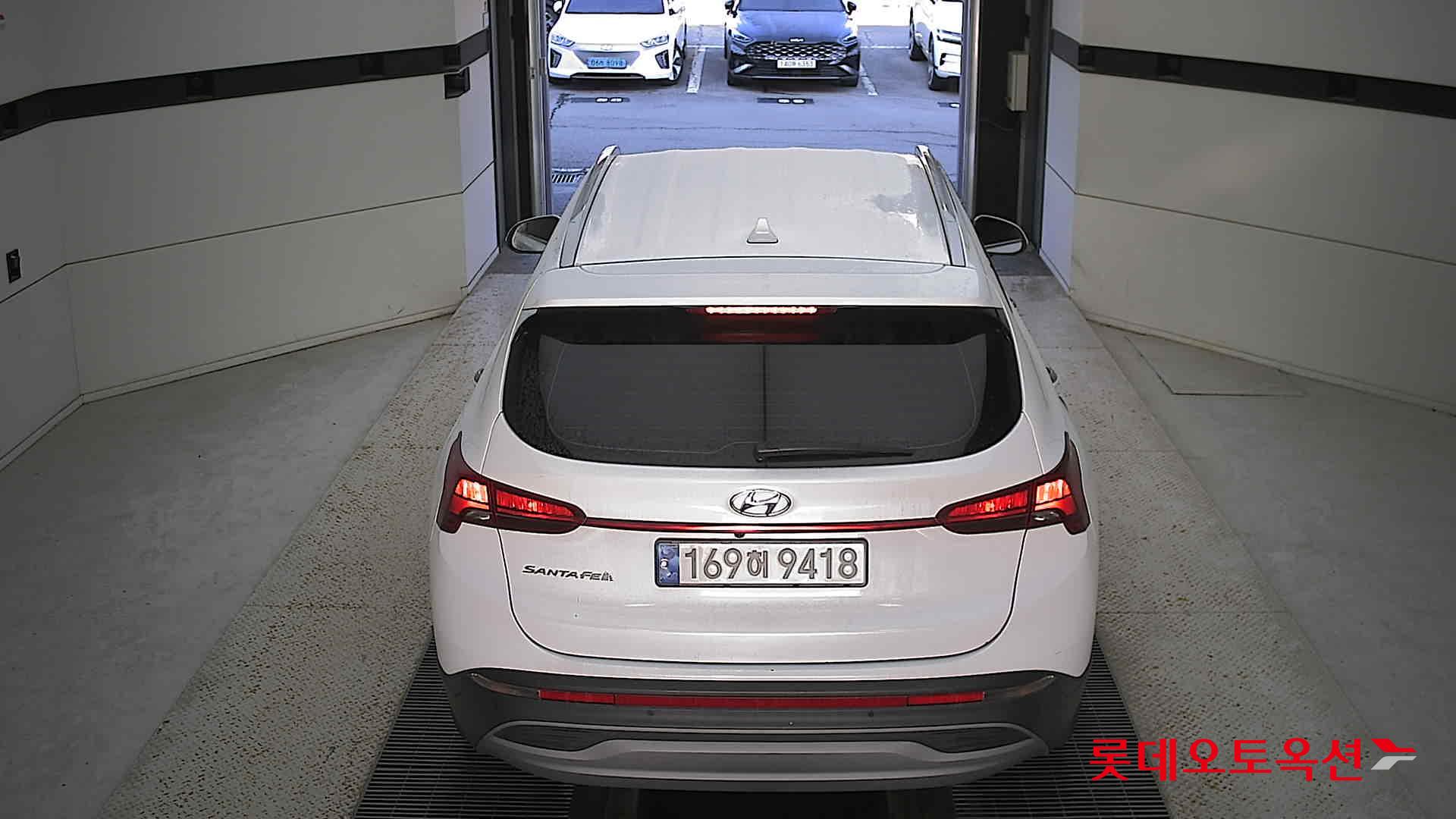 Hyundai Santa Fe Hybrid 2022 Creamy White Pearl (optional) из Кореи, фото 5