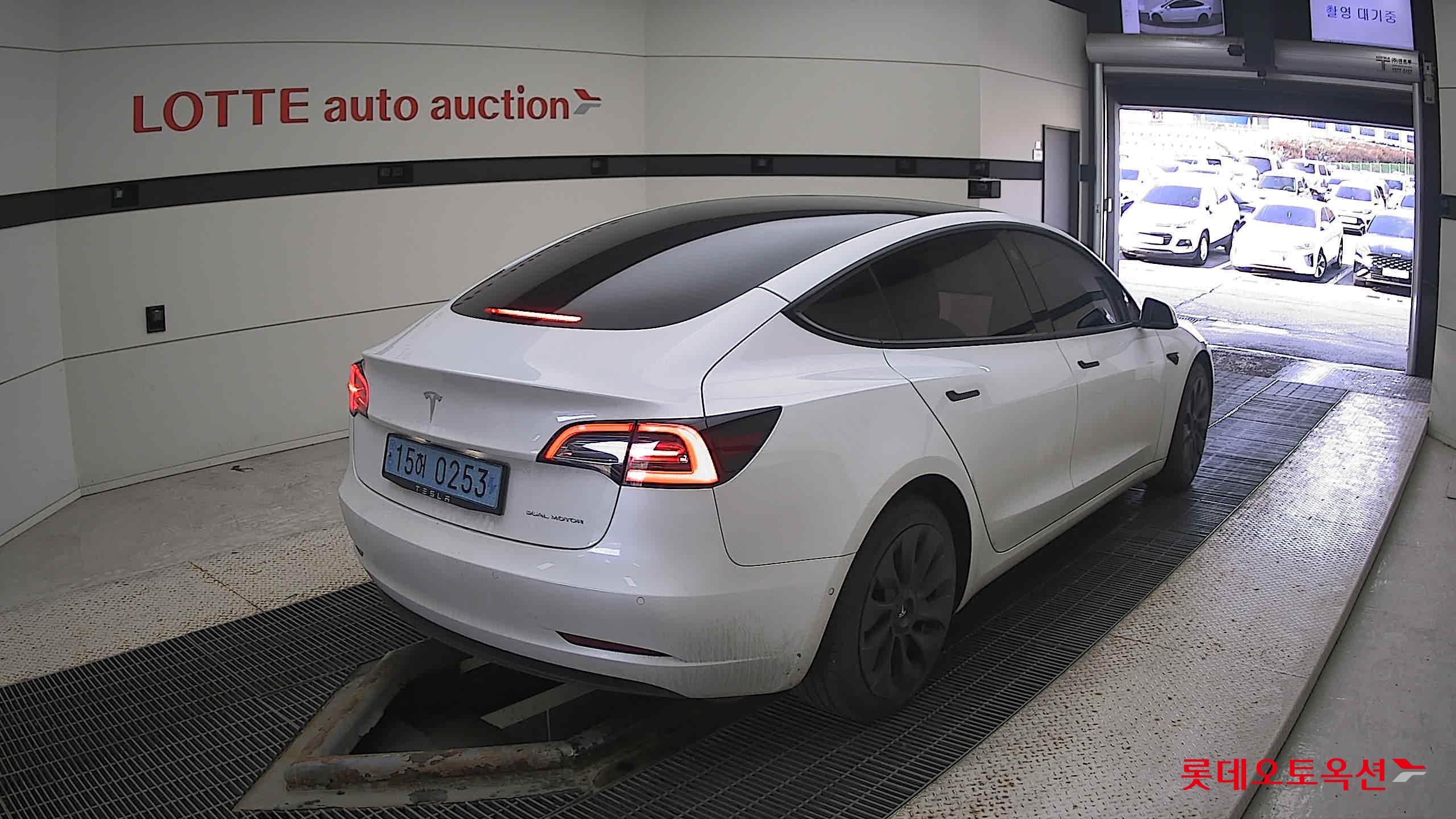 Tesla Model 3 Long Range 2022 Pearl White Multi-coat из Кореи, фото 4