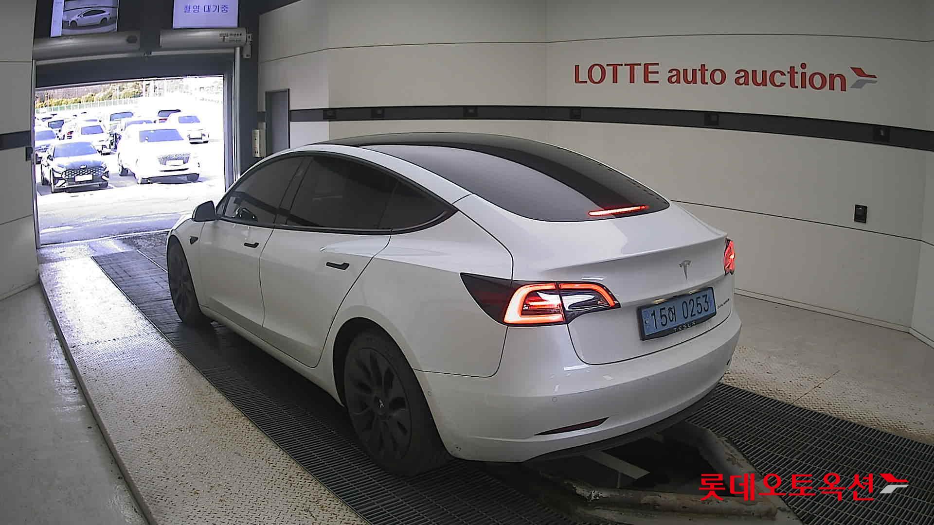 Tesla Model 3 Long Range 2022 Pearl White Multi-coat из Кореи, фото 6