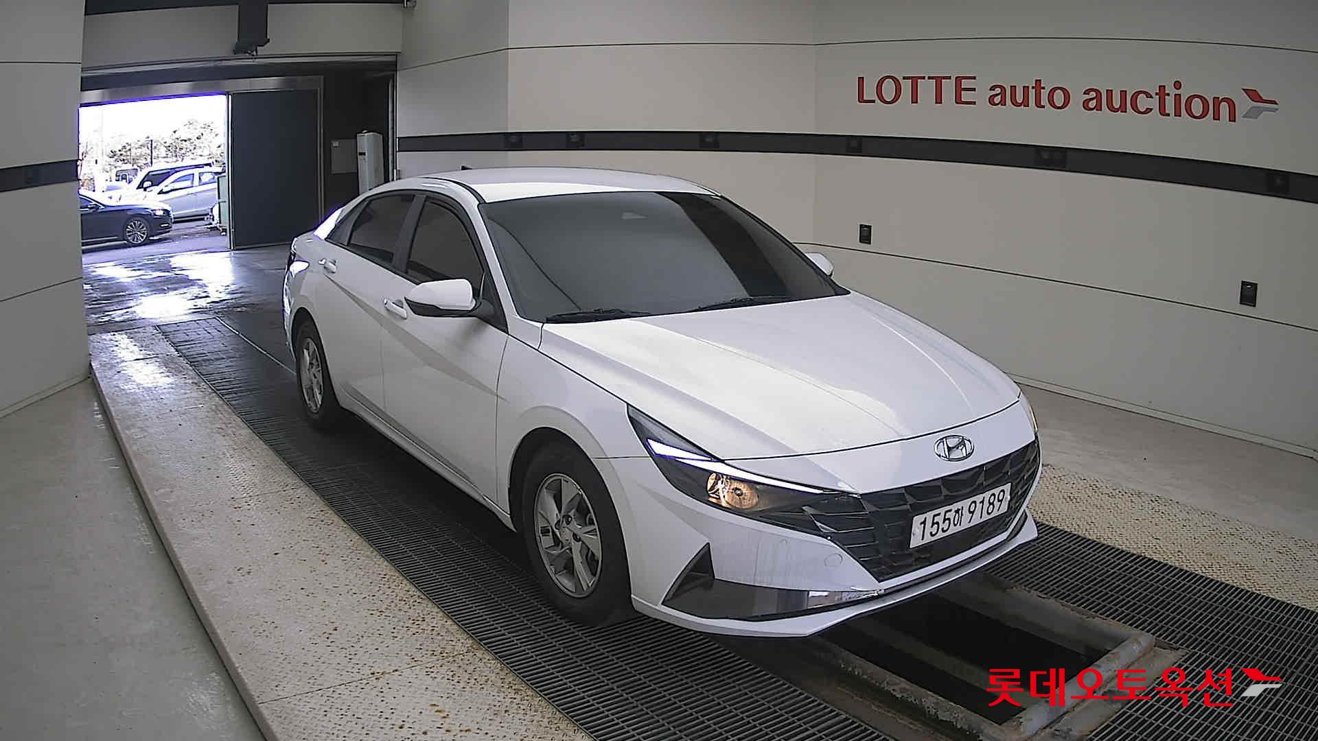 Hyundai Avante 2021 Polar White из Кореи, фото 2