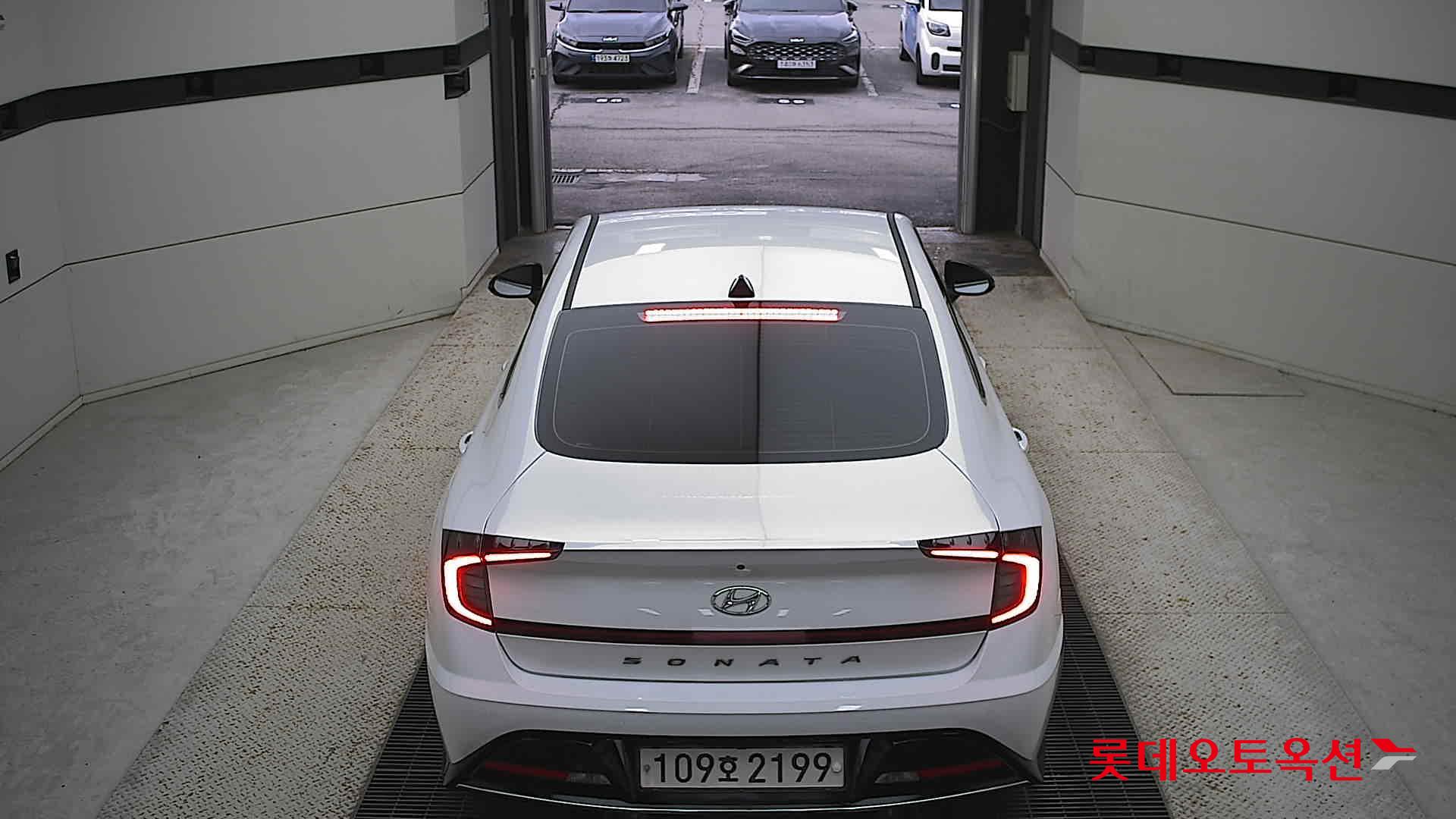 Hyundai Sonata 2022 Creamy White Pearl (optional) из Кореи, фото 5