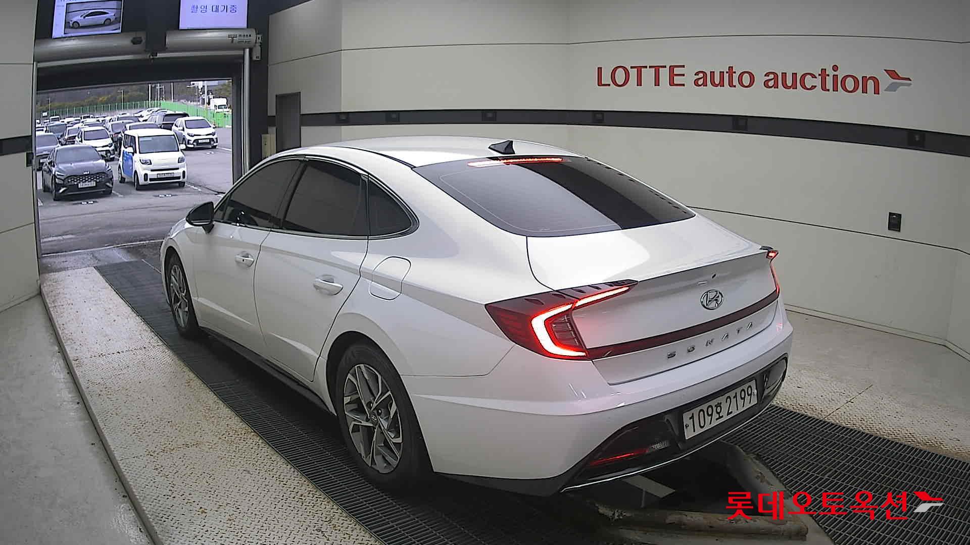 Hyundai Sonata 2022 Creamy White Pearl (optional) из Кореи, фото 6