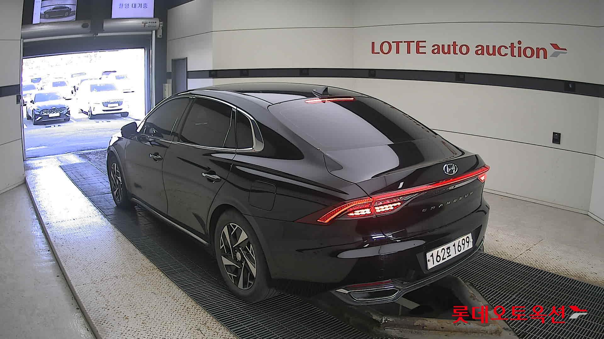 Hyundai Grandeur Hybrid 2021 Midnight Black из Кореи, фото 6