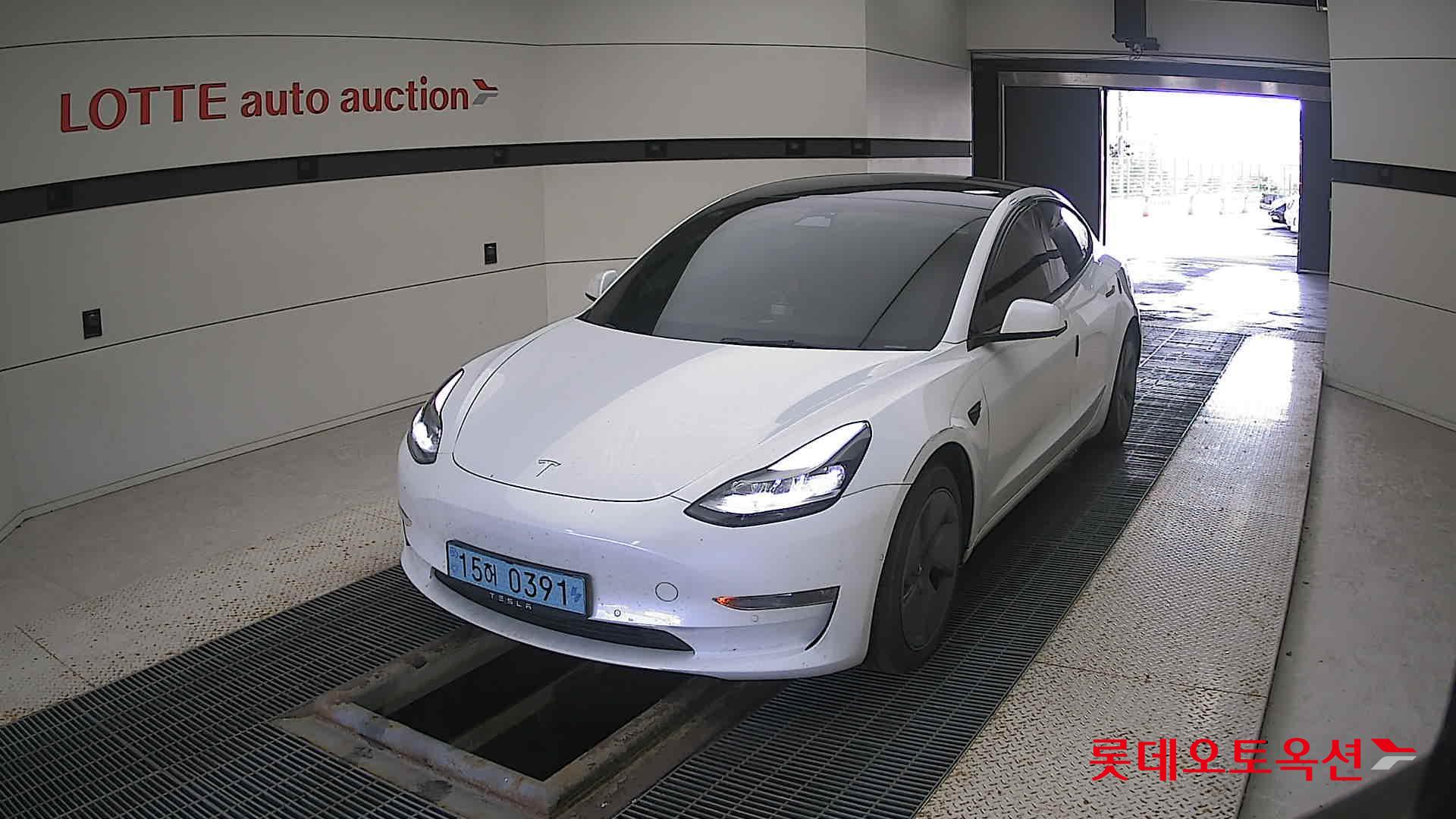 Tesla Model 3 Long Range 2022 Pearl White Multi-coat из Кореи