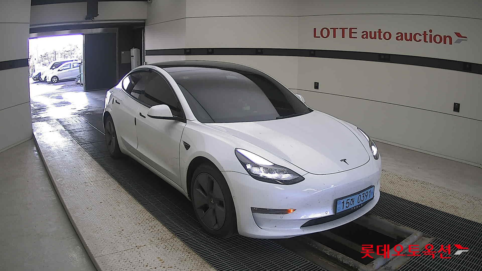 Tesla Model 3 Long Range 2022 Pearl White Multi-coat из Кореи, фото 2