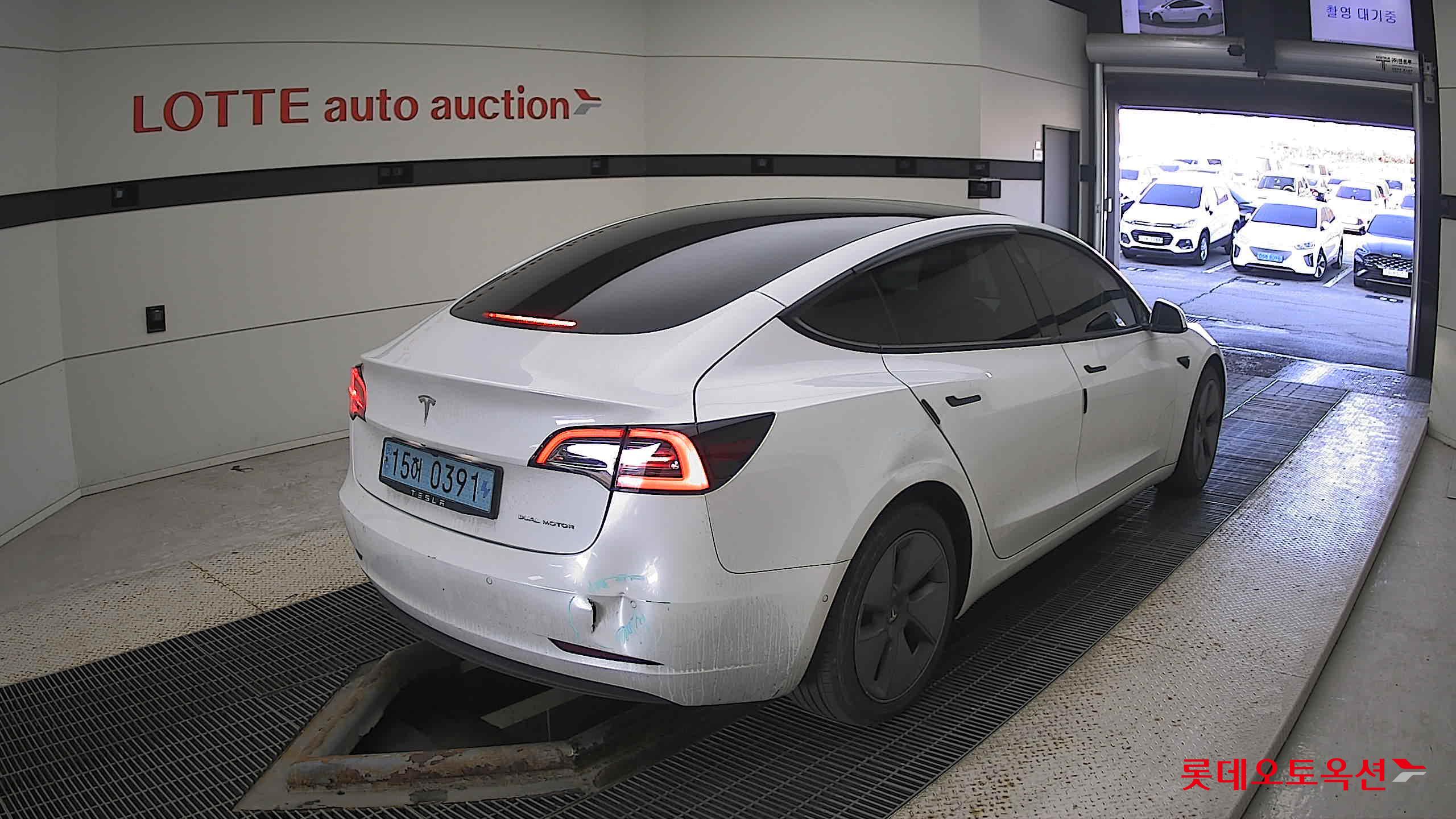 Tesla Model 3 Long Range 2022 Pearl White Multi-coat из Кореи, фото 4