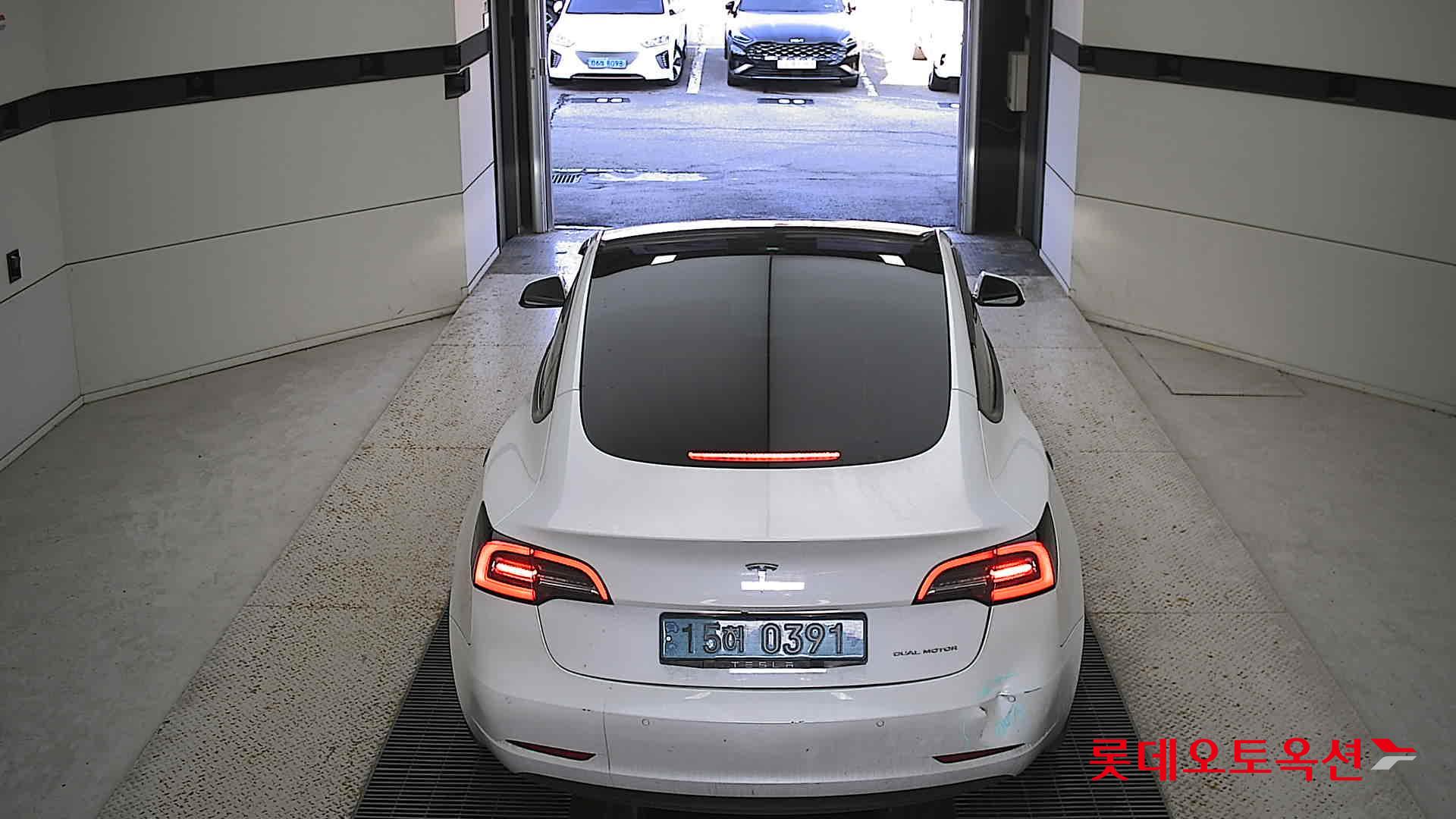 Tesla Model 3 Long Range 2022 Pearl White Multi-coat из Кореи, фото 5