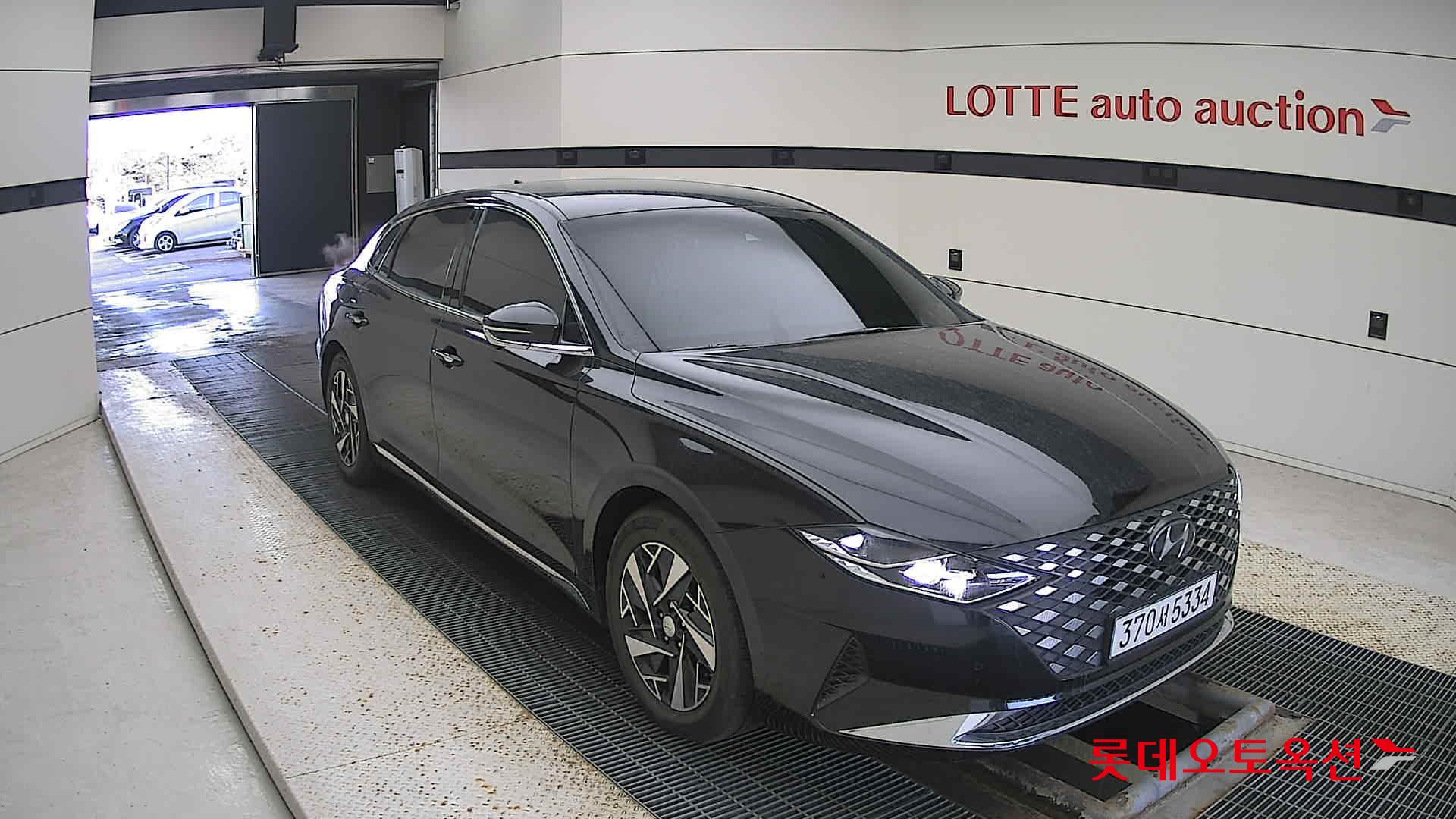 Hyundai Grandeur Hybrid 2021 Черный из Кореи, фото 2