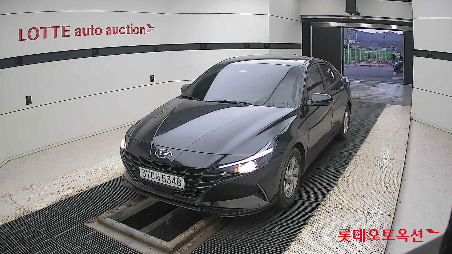 Hyundai Avante 2021 Черный из Кореи