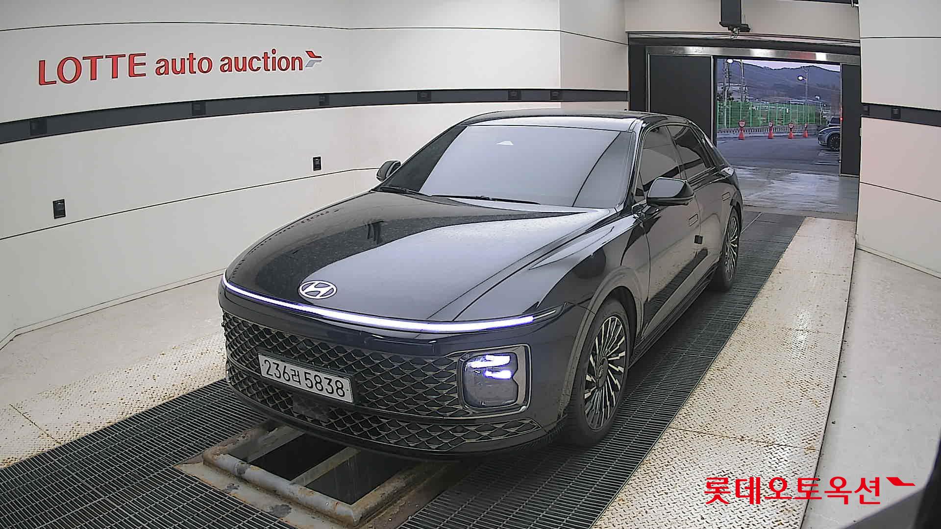 Hyundai Grandeur Hybrid 2024 Черный из Кореи