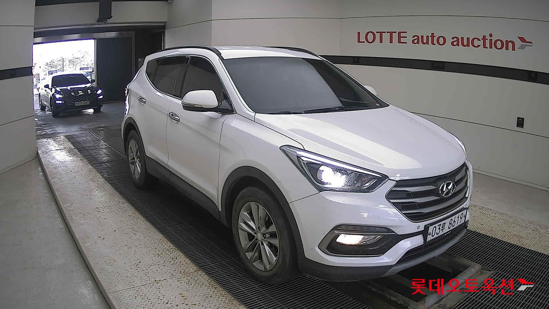 Hyundai Santa Fe 2018 Белый из Кореи, фото 2