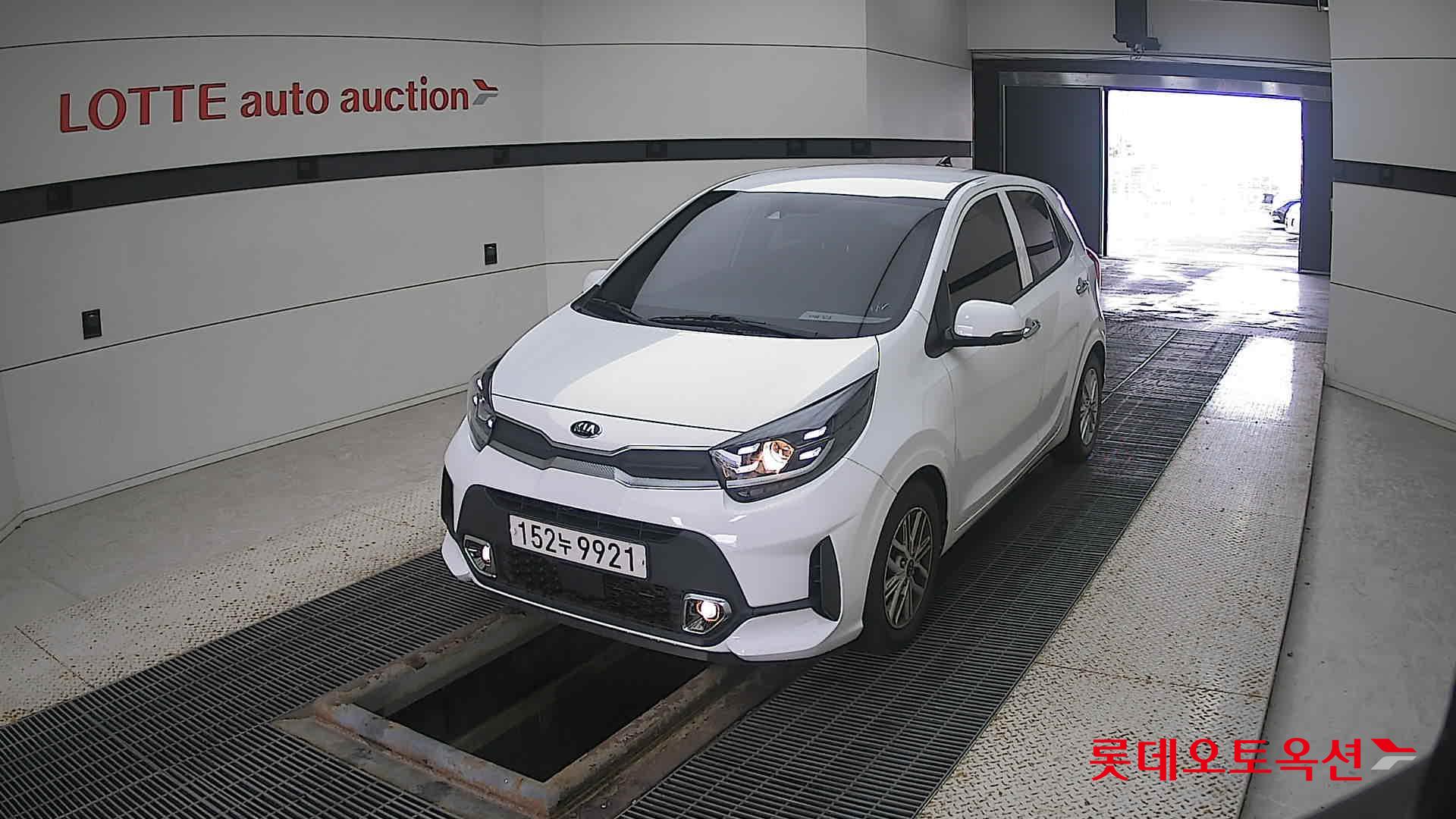 Kia Morning 2021 Белый из Кореи