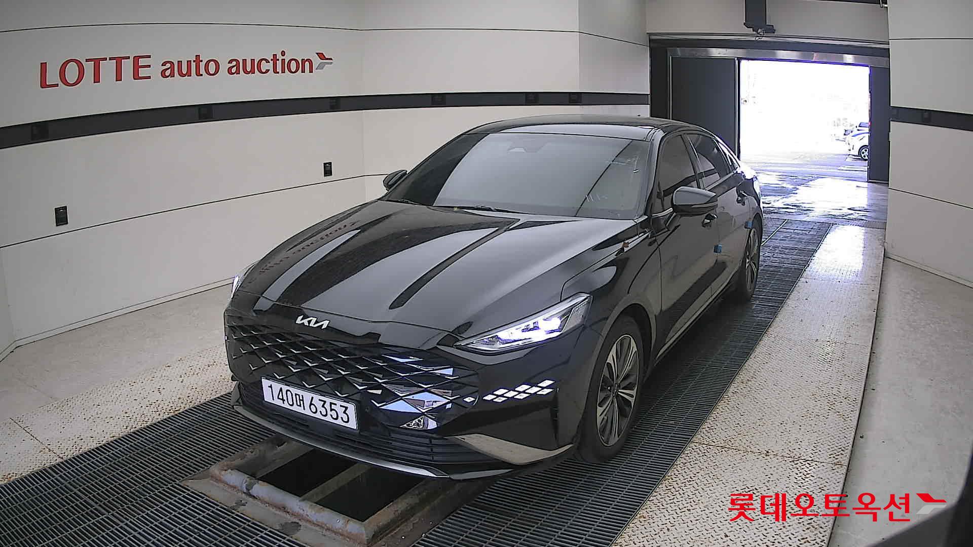 Kia K8 Hybrid 2022 Черный из Кореи