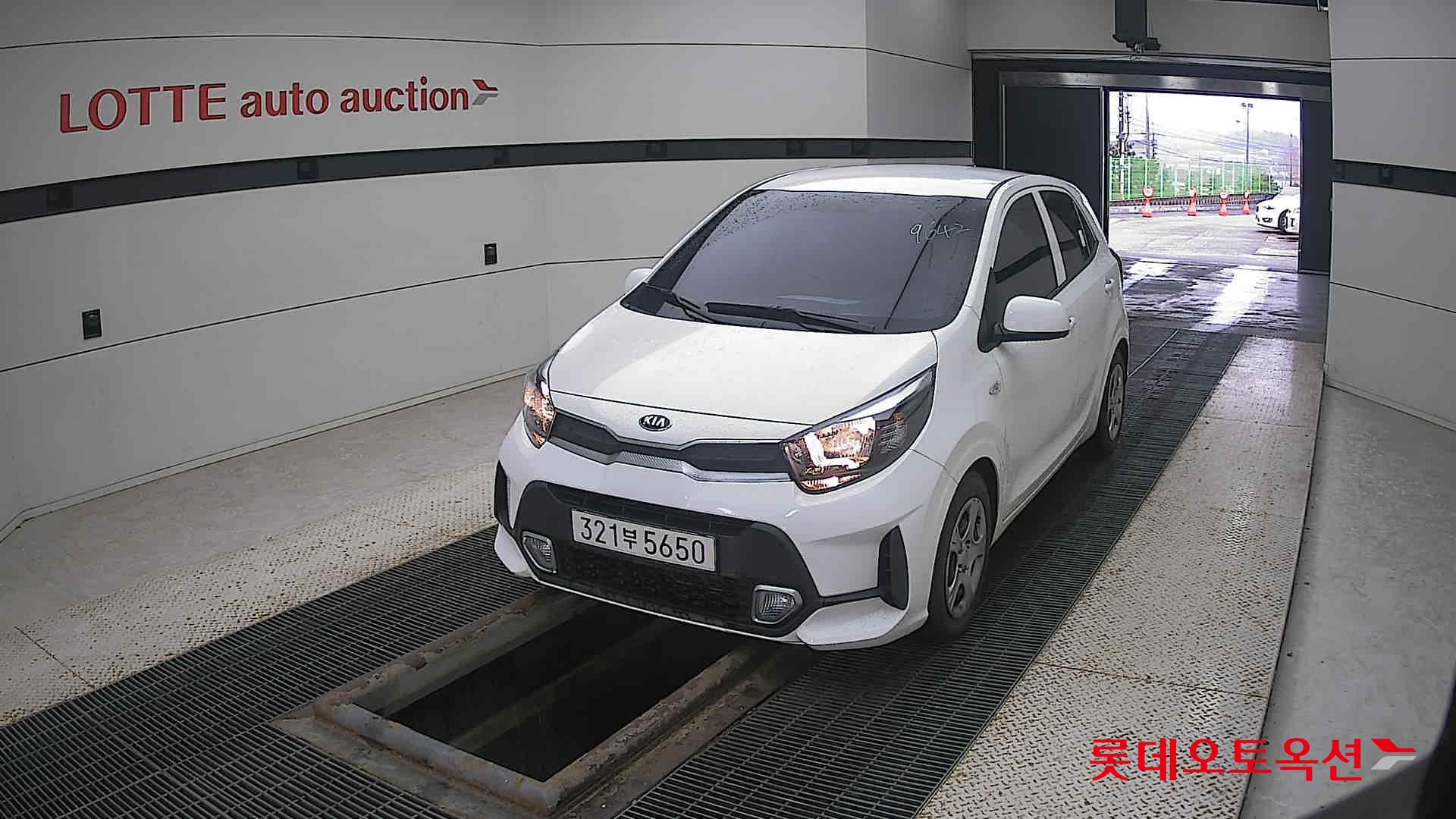 Kia Morning 2021 Белый из Кореи