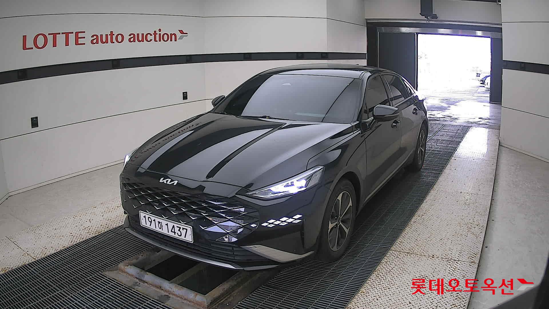 Kia K8 Hybrid 2022 Черный из Кореи