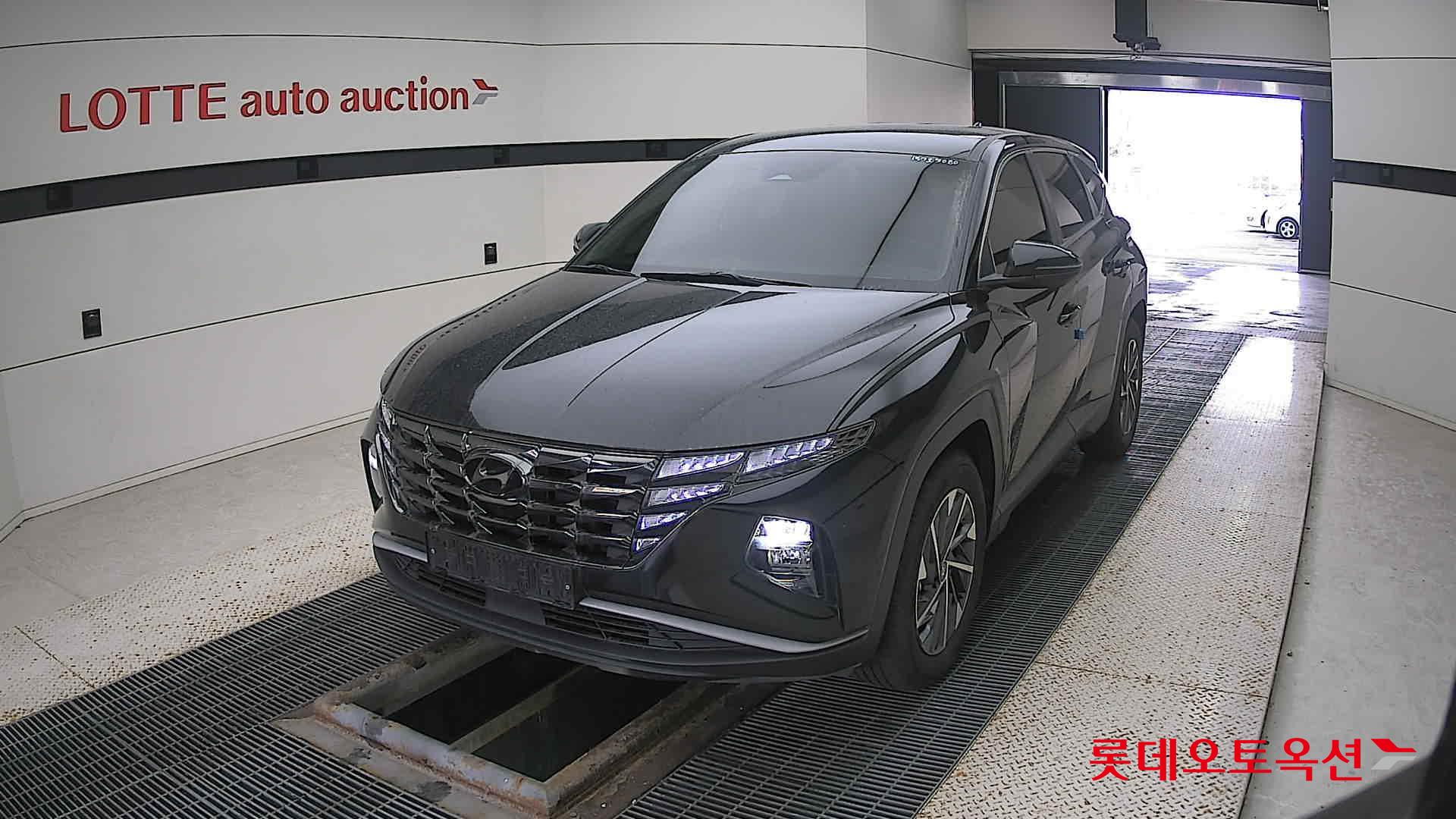 Hyundai Tucson Hybrid 2021 Черный из Кореи