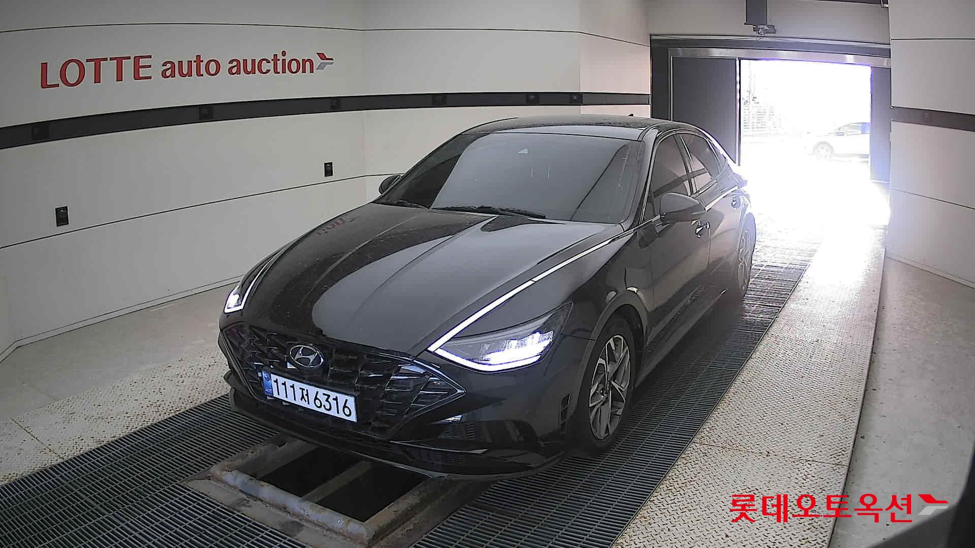 Hyundai Sonata 2022 Черный из Кореи