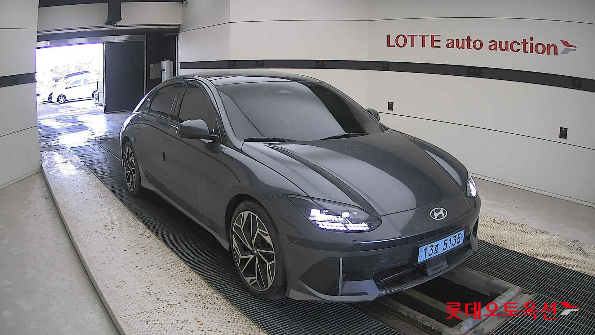 Hyundai IONIQ 6 2023 Nocturne Grey Metallic из Кореи, фото 2