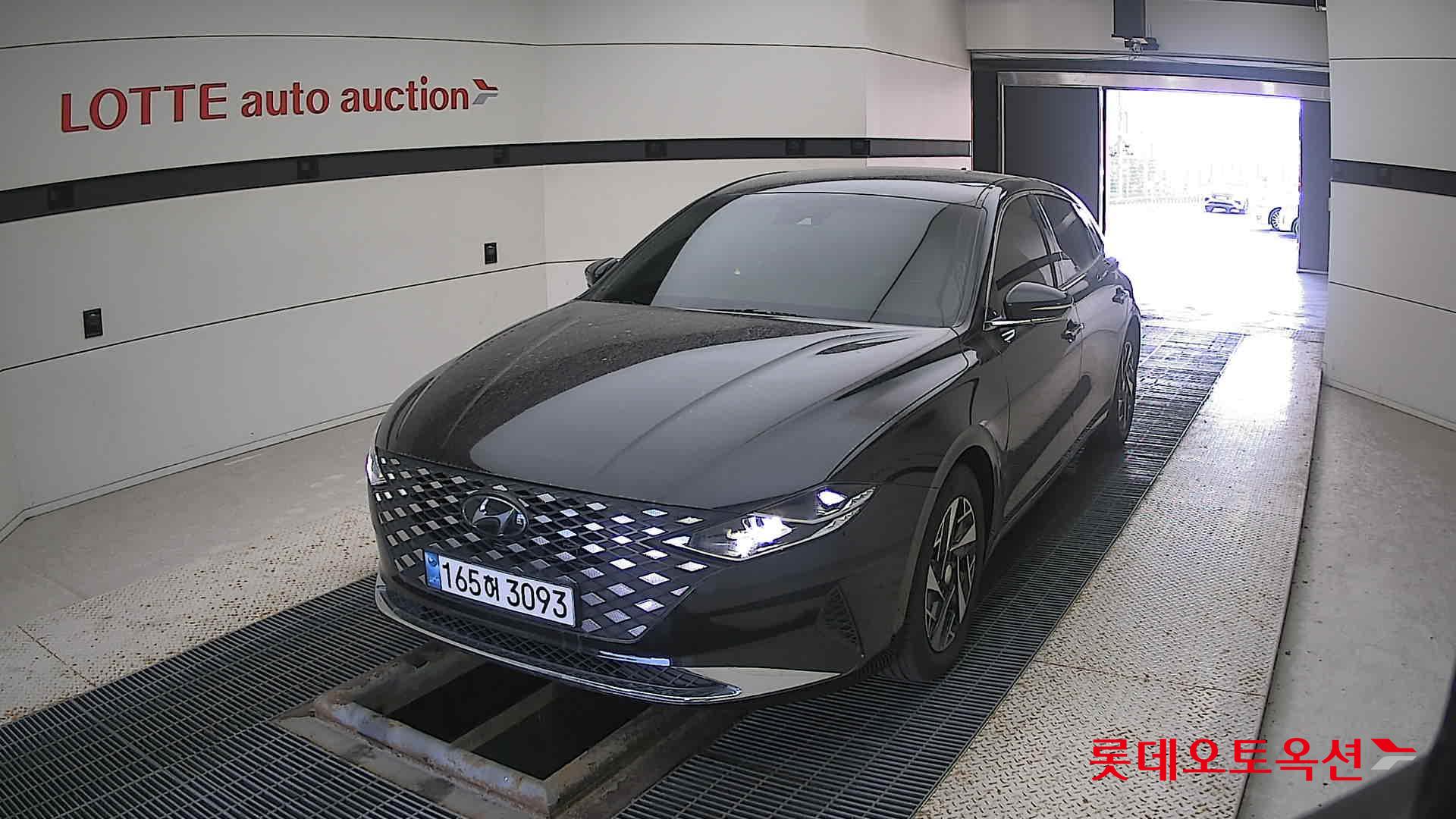 Hyundai Grandeur Hybrid 2022 Midnight Black Pearl из Кореи