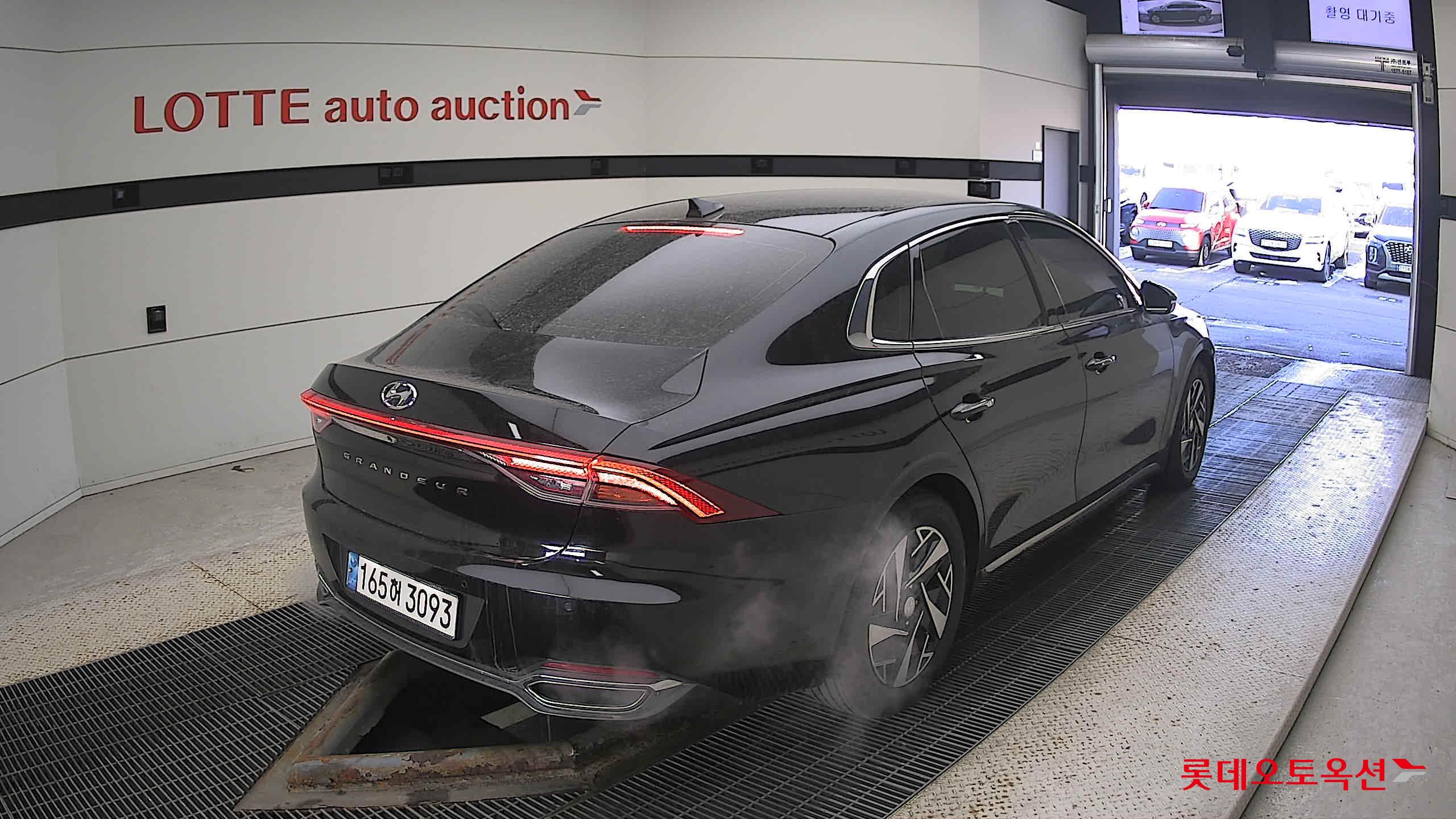 Hyundai Grandeur Hybrid 2022 Midnight Black Pearl из Кореи, фото 4