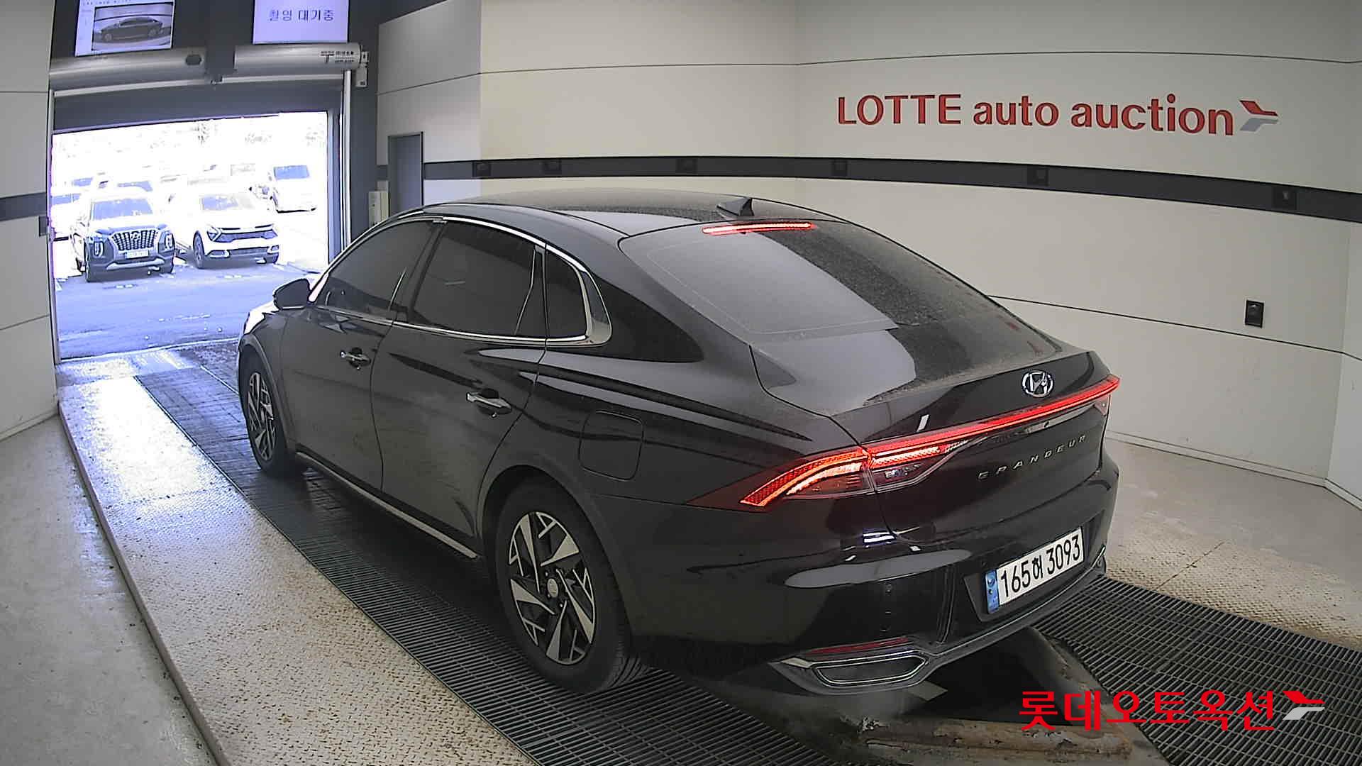 Hyundai Grandeur Hybrid 2022 Midnight Black Pearl из Кореи, фото 6