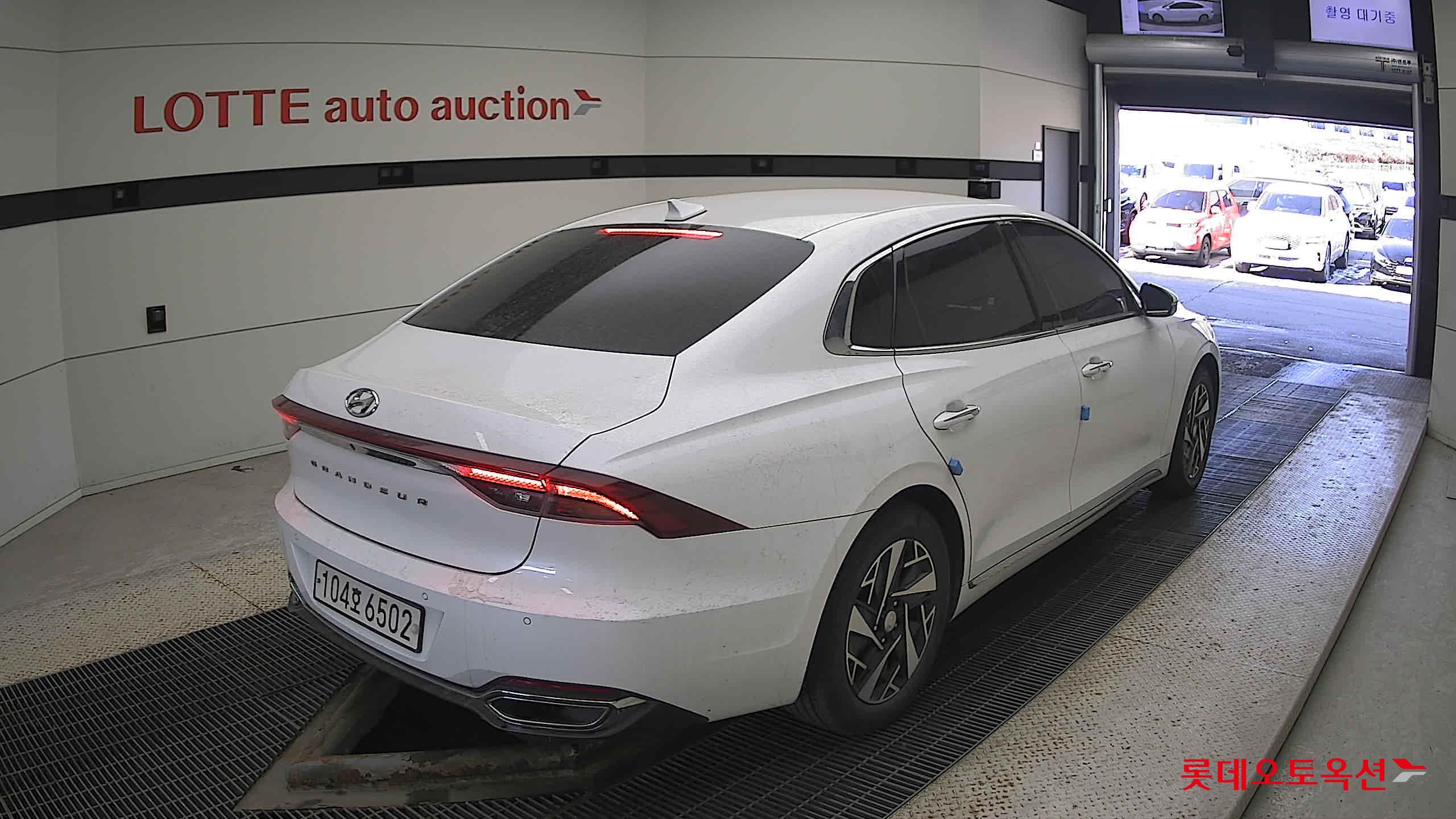 Hyundai Grandeur Hybrid 2020 White cream (optional) из Кореи, фото 4