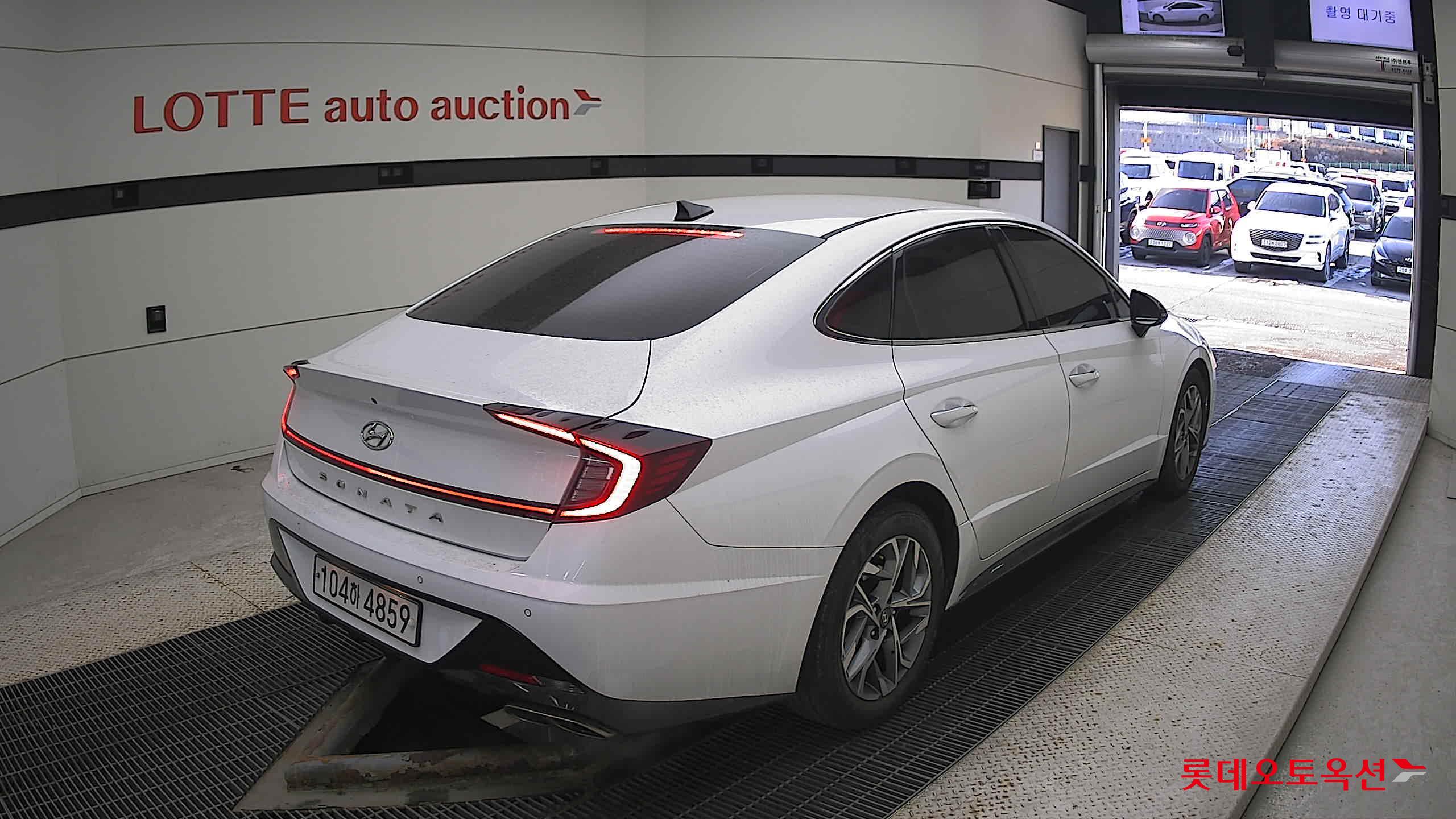 Hyundai Sonata 2021 White cream (optional) из Кореи, фото 4