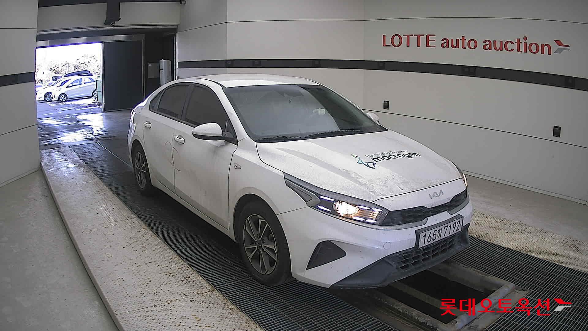 Kia K3 2022 Snow White Pearl из Кореи, фото 2