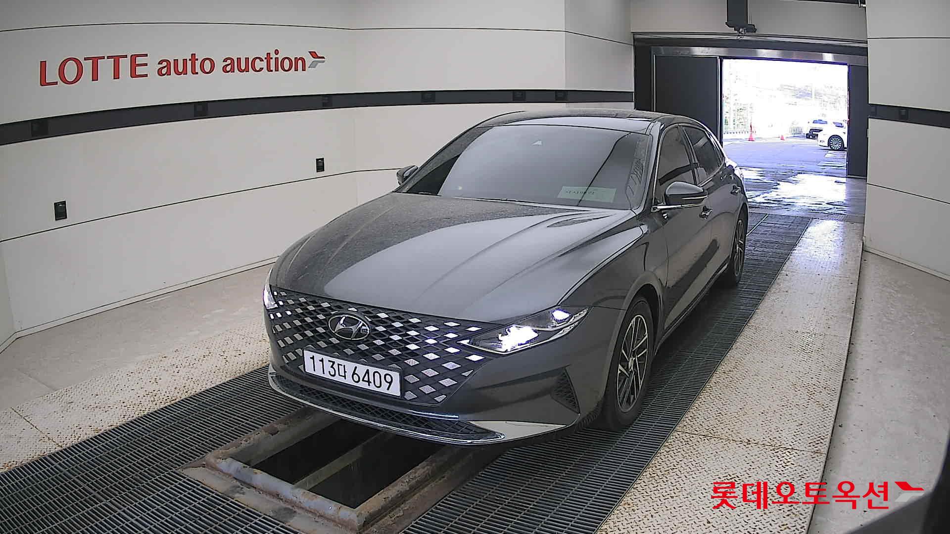 Hyundai Grandeur 2022 Nocturne Grey Metallic из Кореи